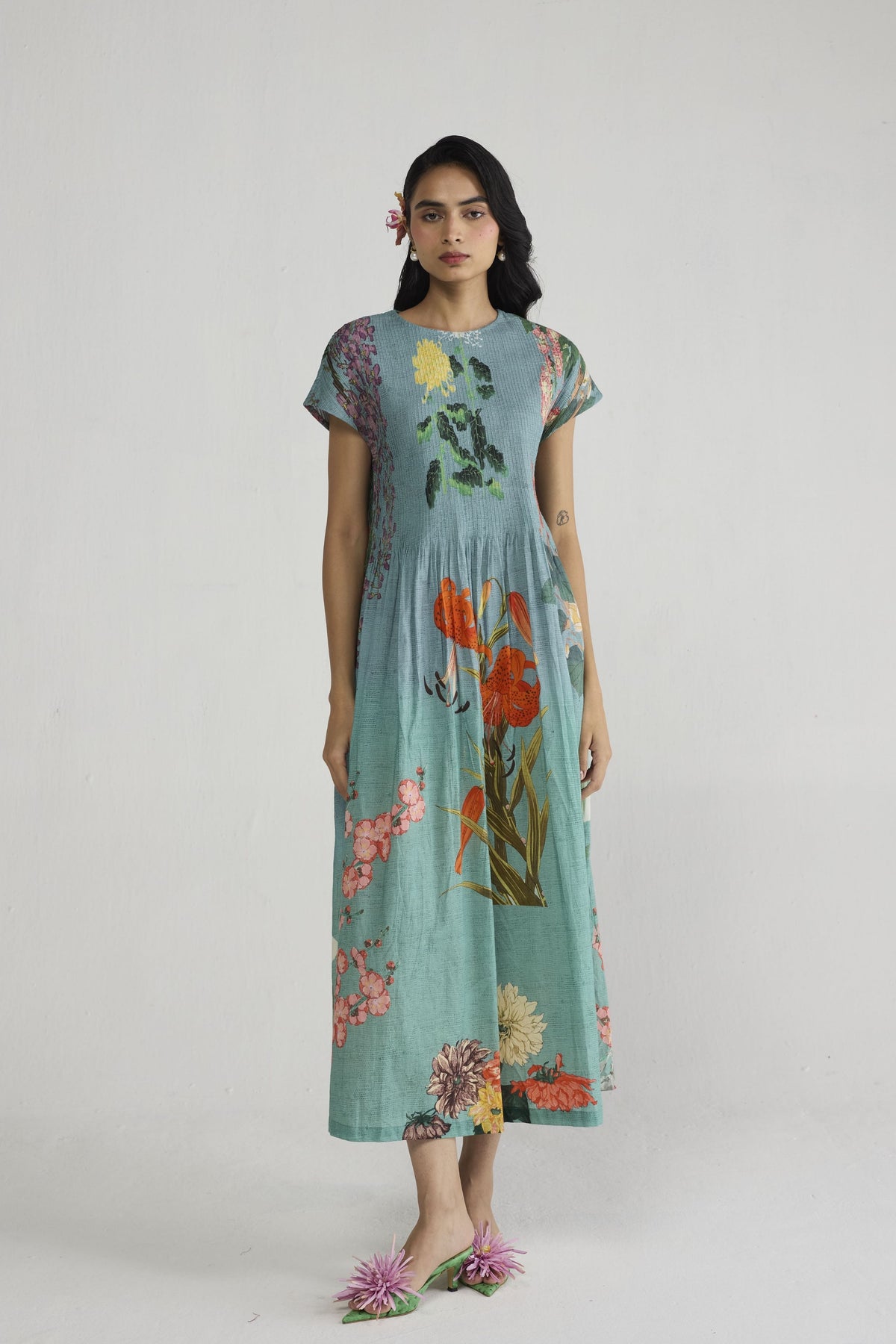 Itsuki Pintucks Dress