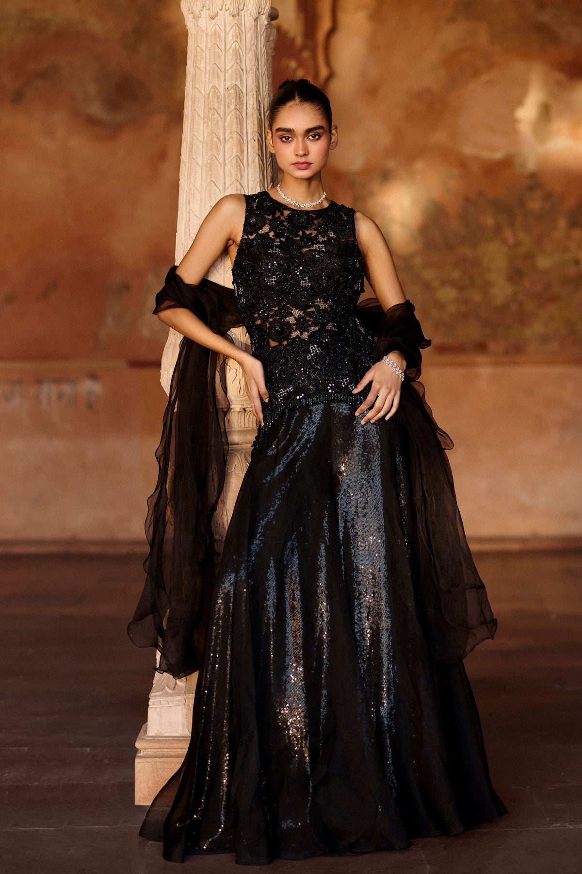 Azraq Peplum Set