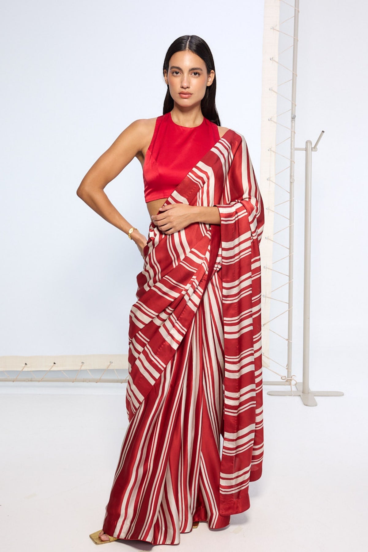 Silk Striped Saree