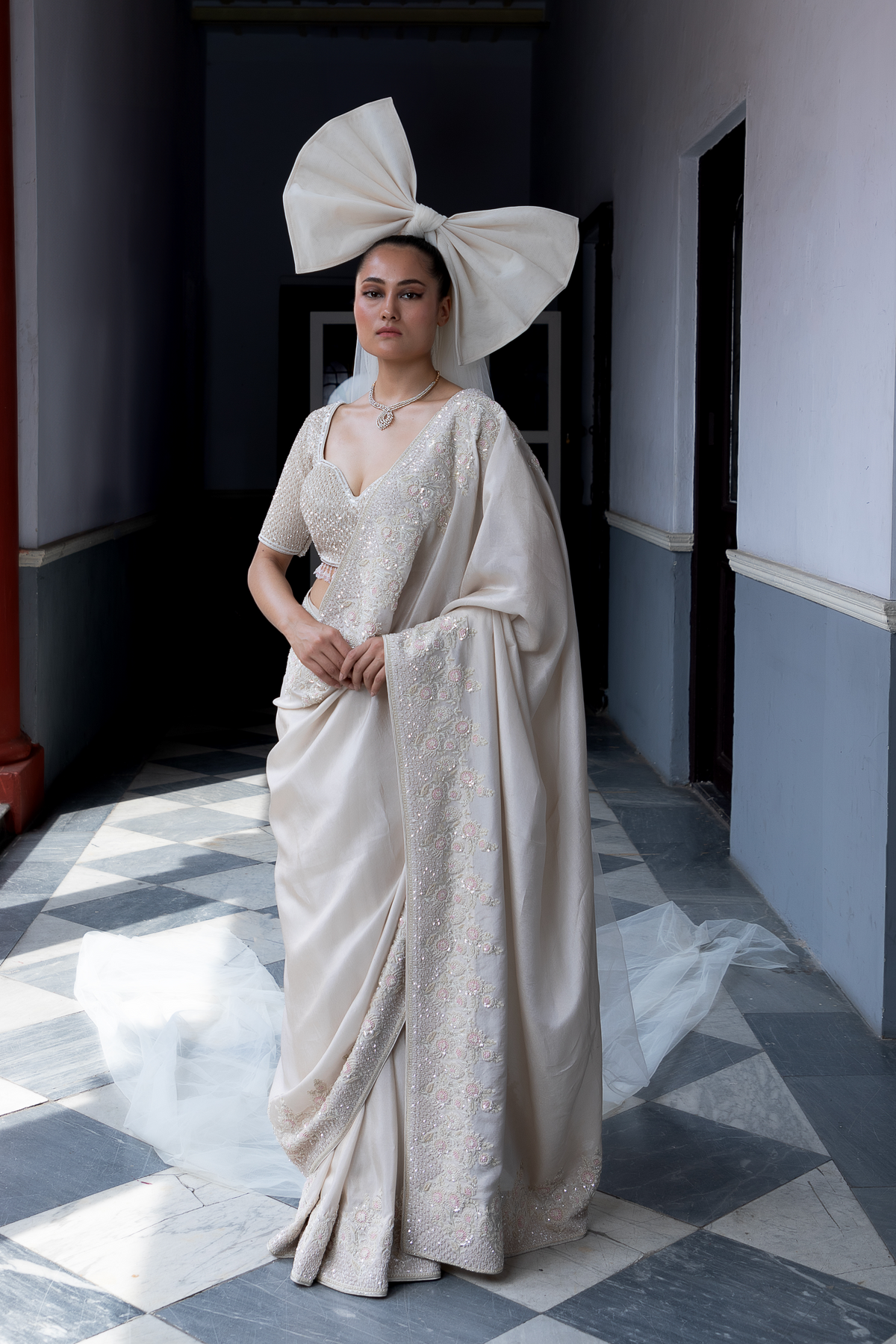 Signature Tissue Luxe Bridal Saree
