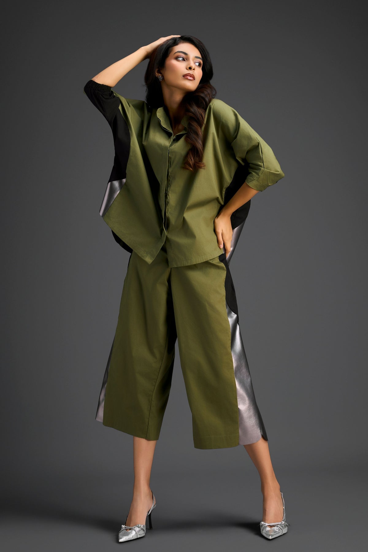 Relaxed Olive Co-ord Set