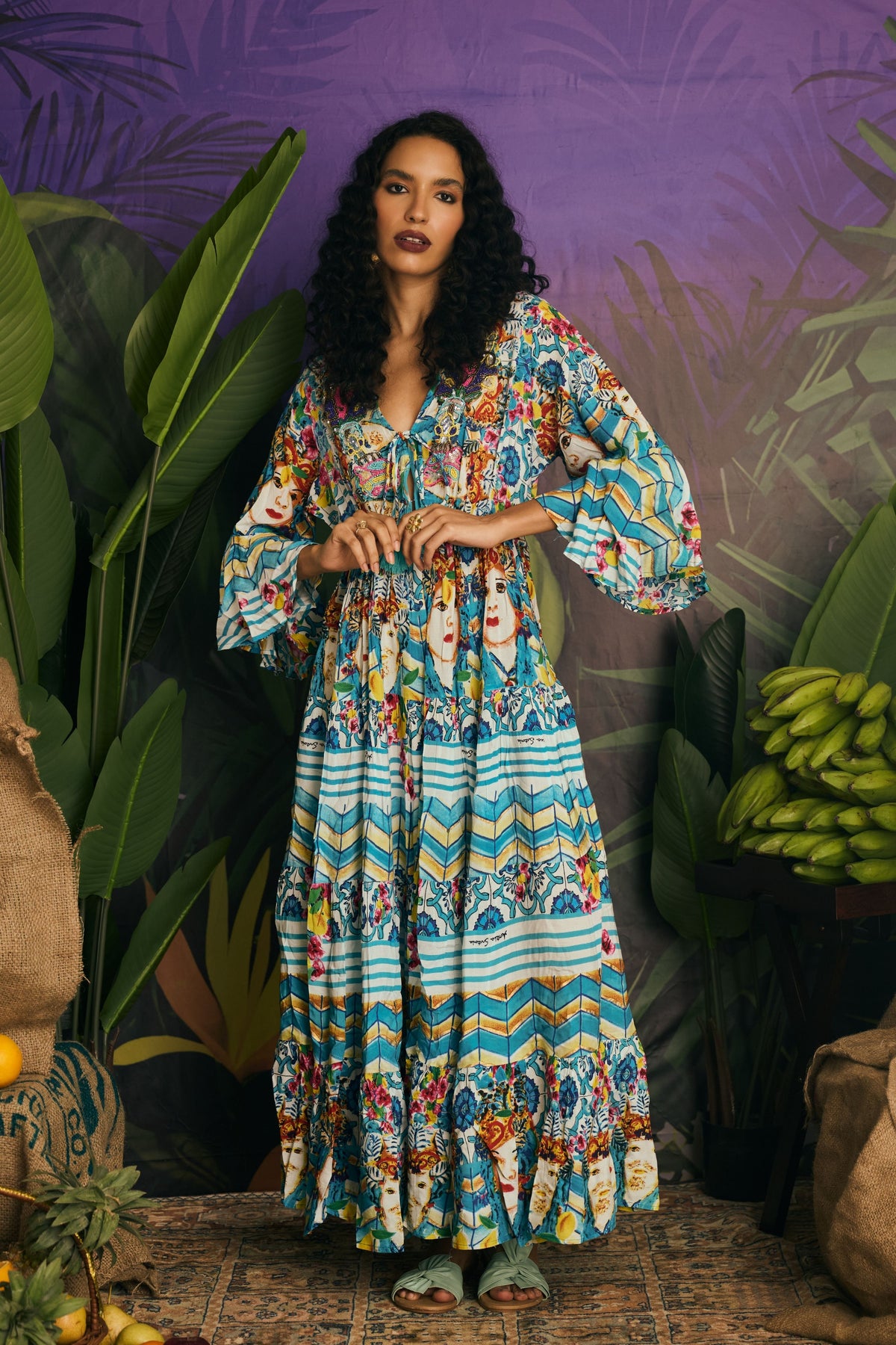 Print & Poise Maxi