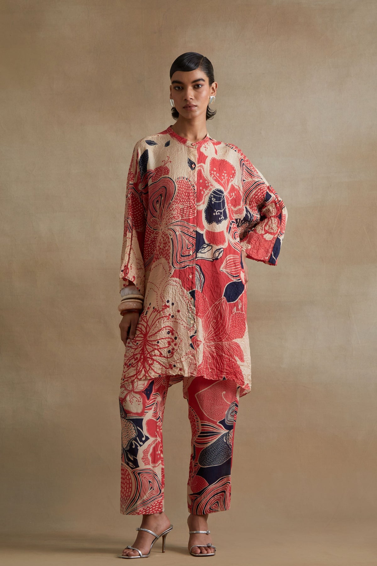 Tomato Handcrafted Tunic Set