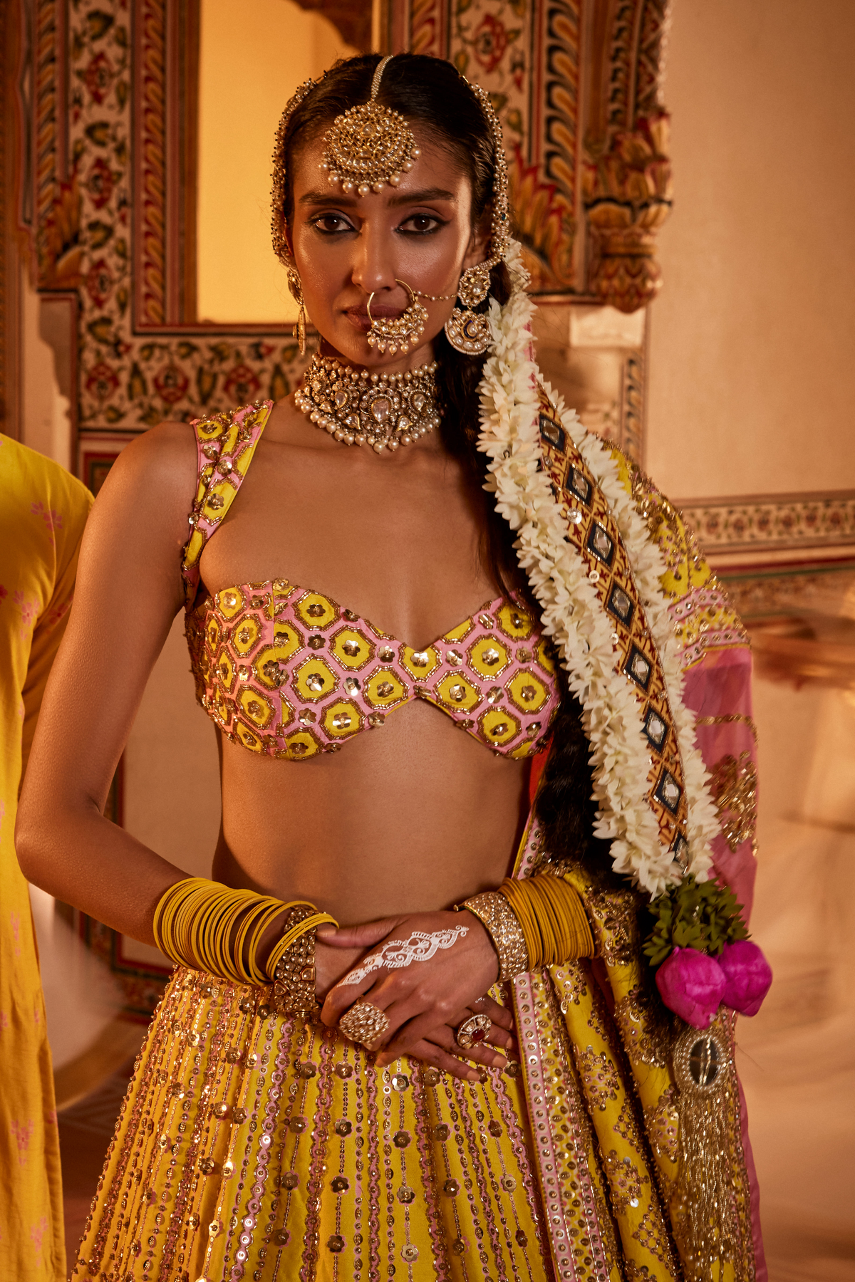 Yellow Lehenga Set