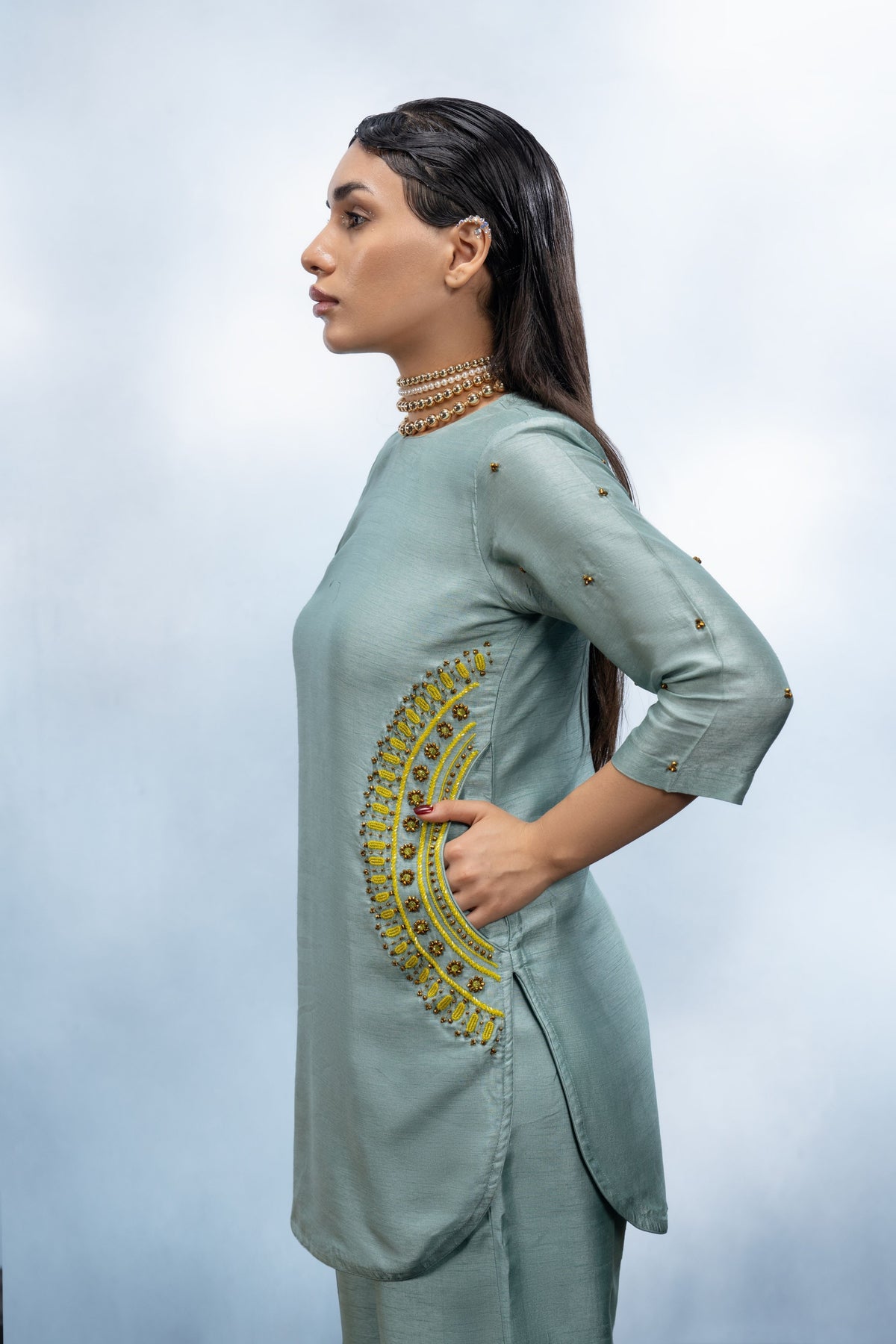 Dusty Aqua Co-Ord Set