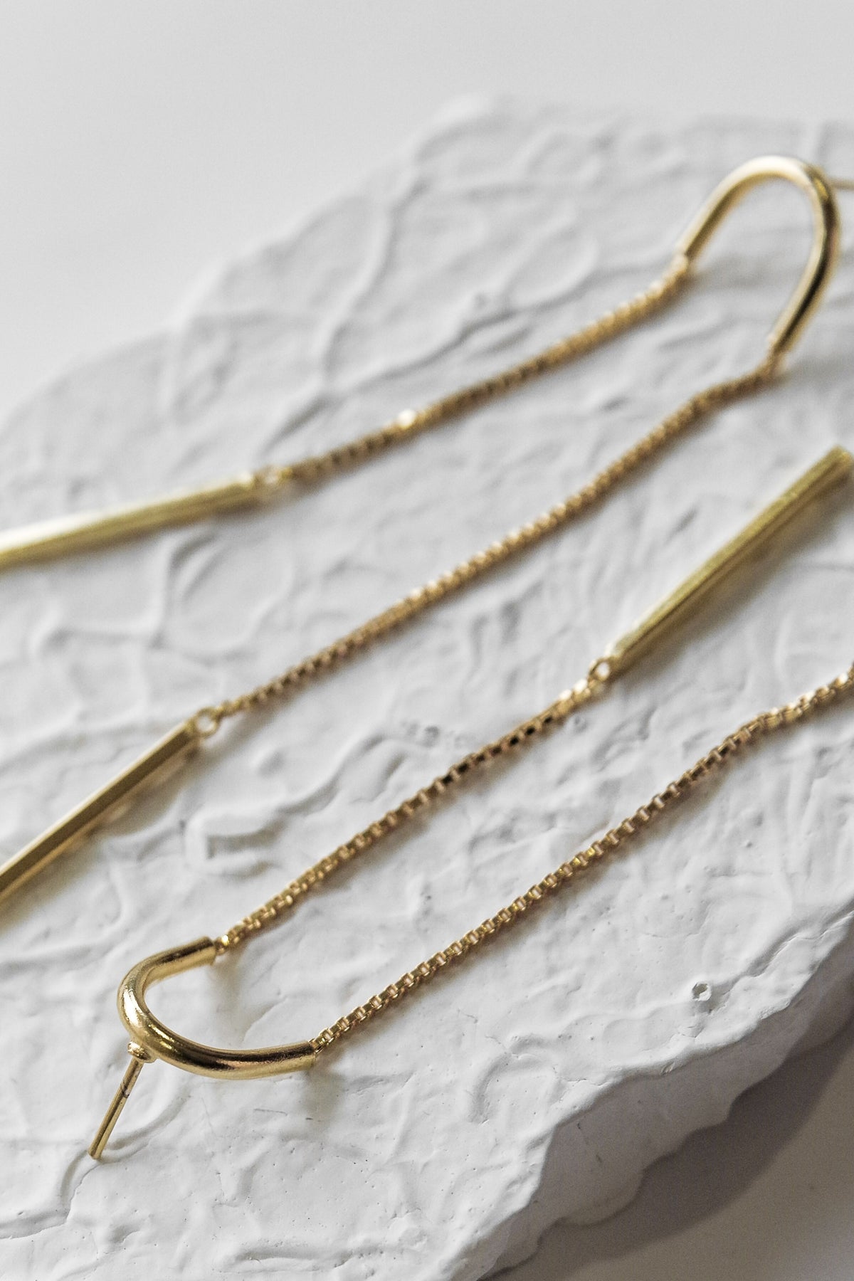 Bias Golden Earrings