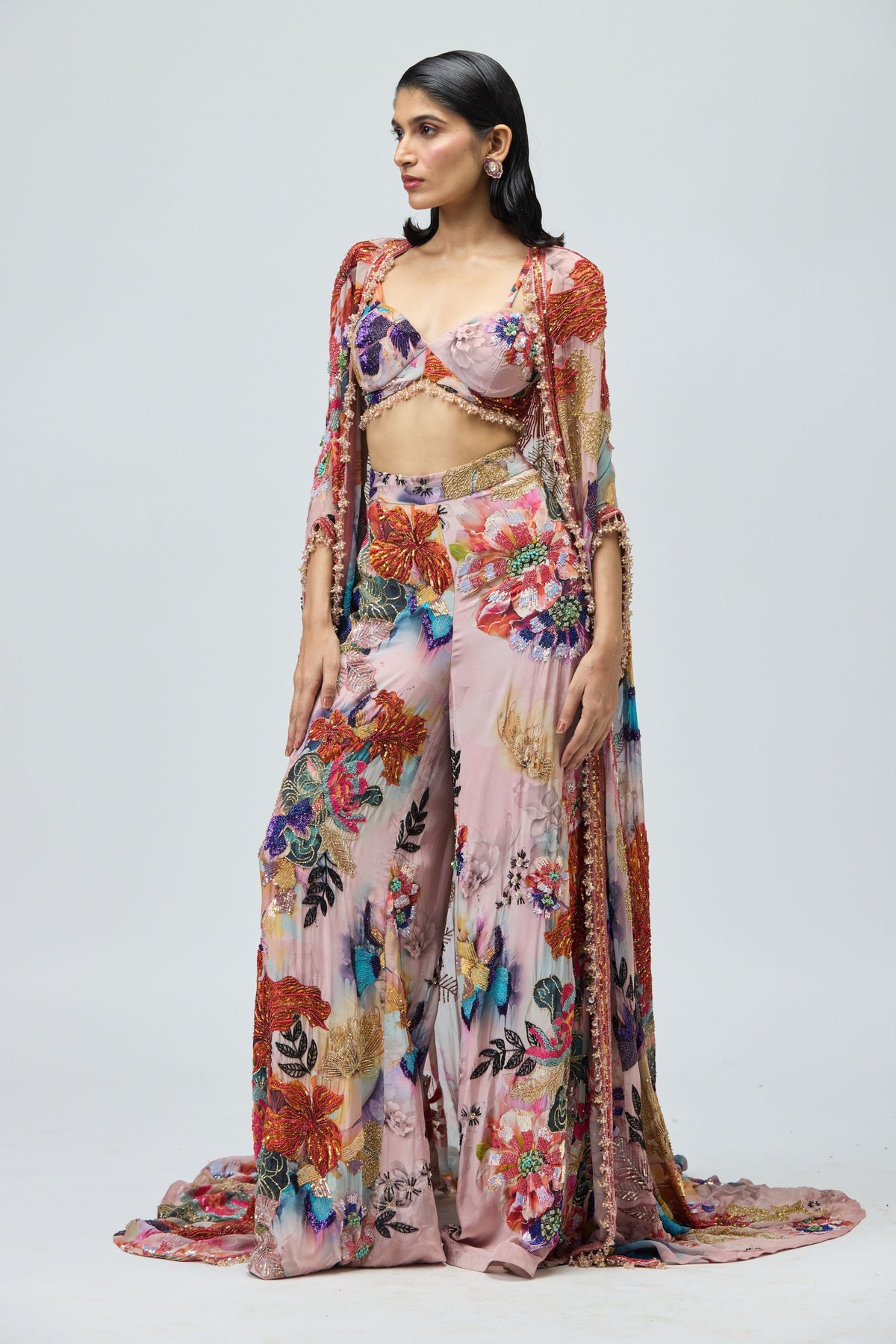 Printed Ggt Cape Set