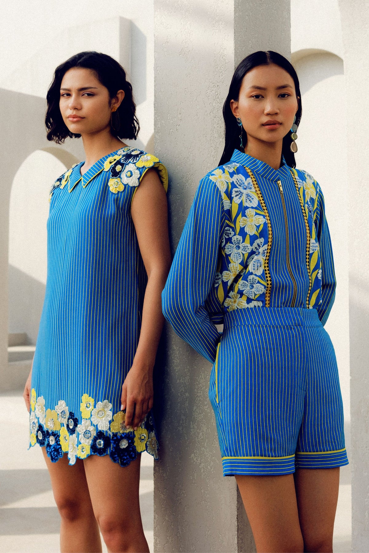 Blue Caroline Power Dress