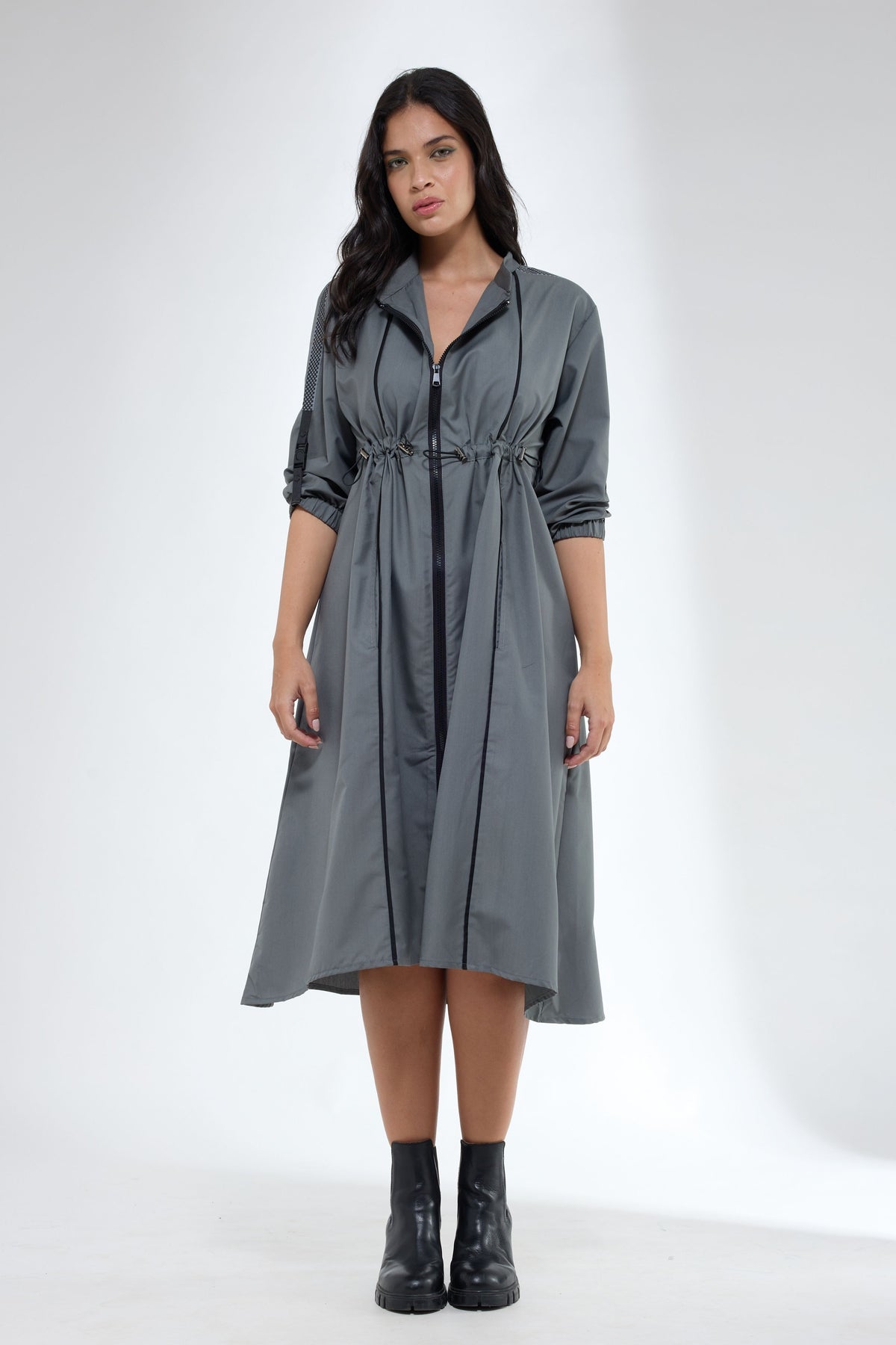 Anti Fit Grey Shirt Dress