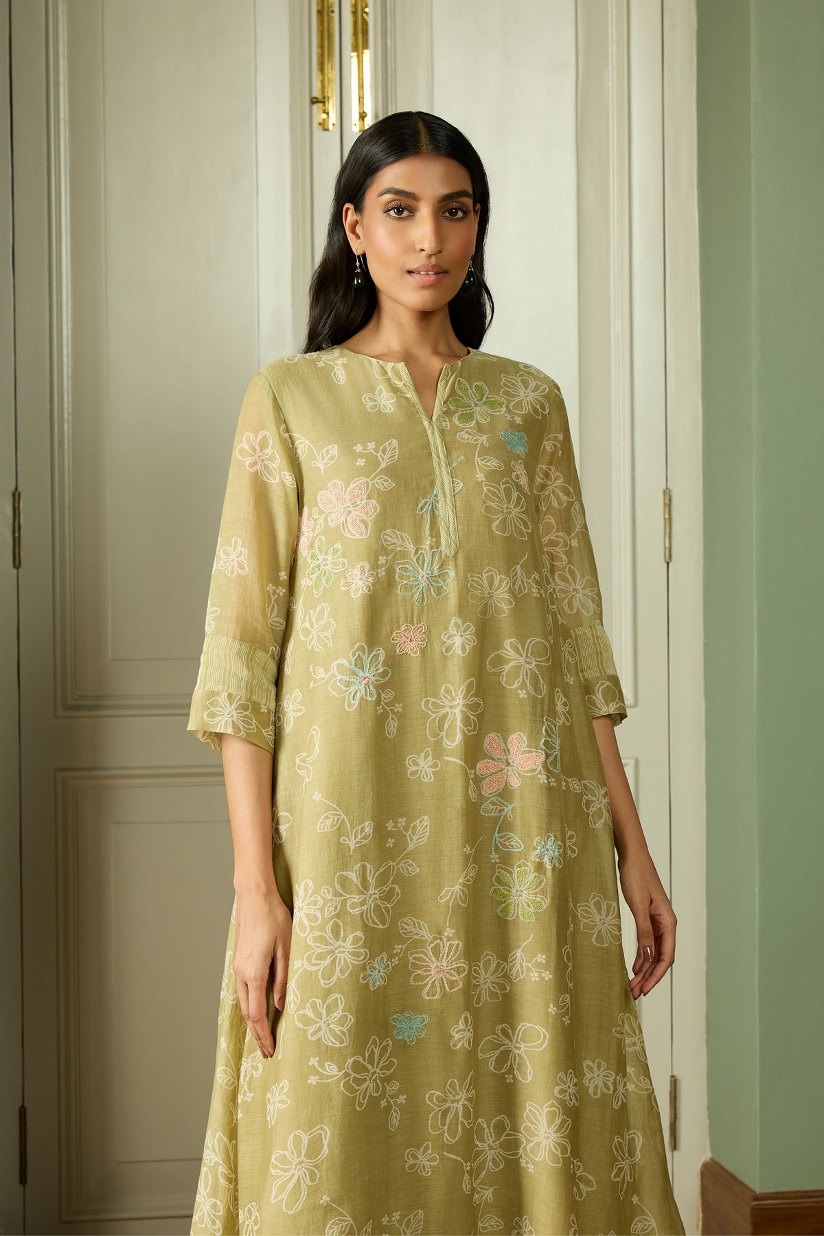 Meadow  Embroidered Kurta Set