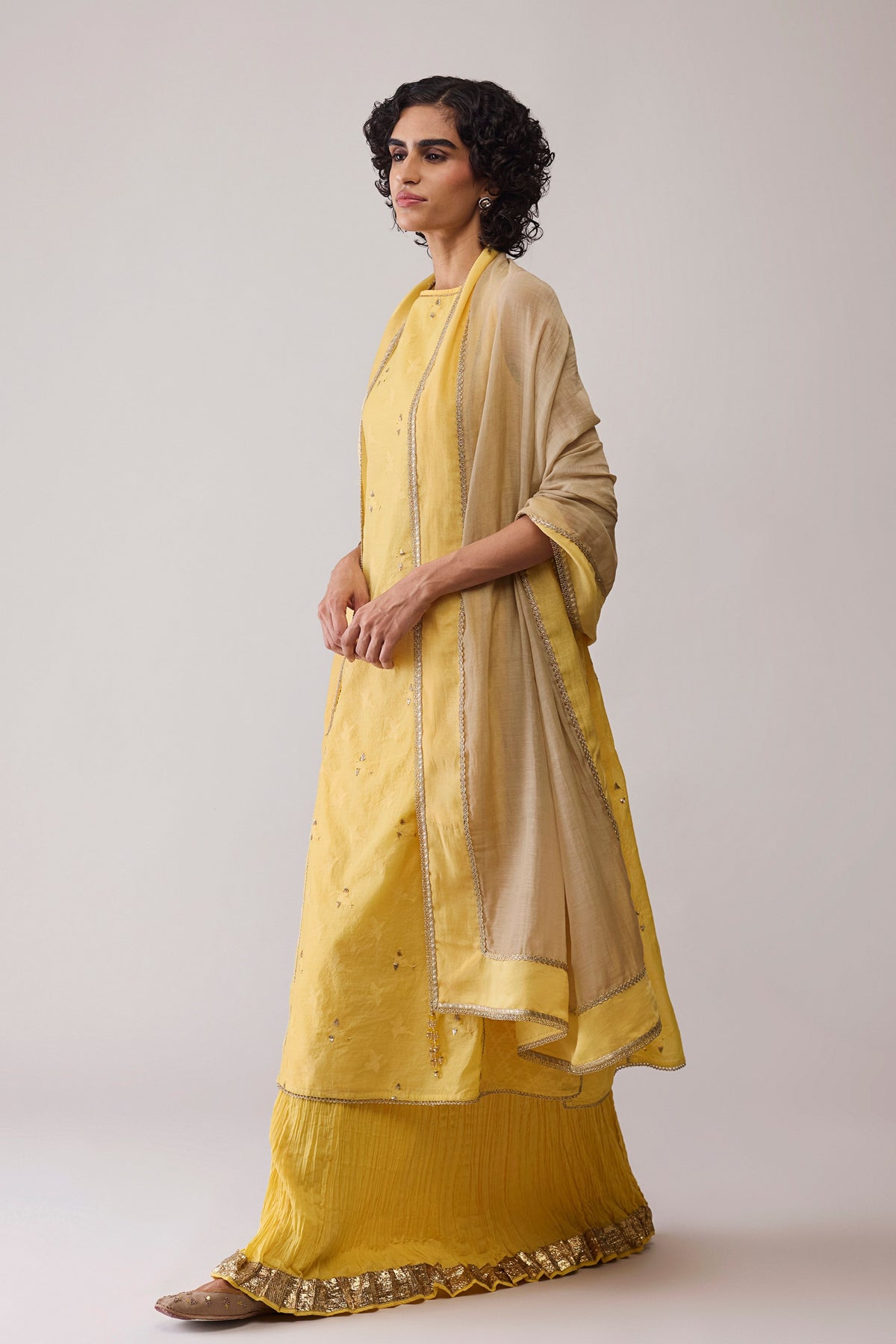 Inayat Yellow Dupatta