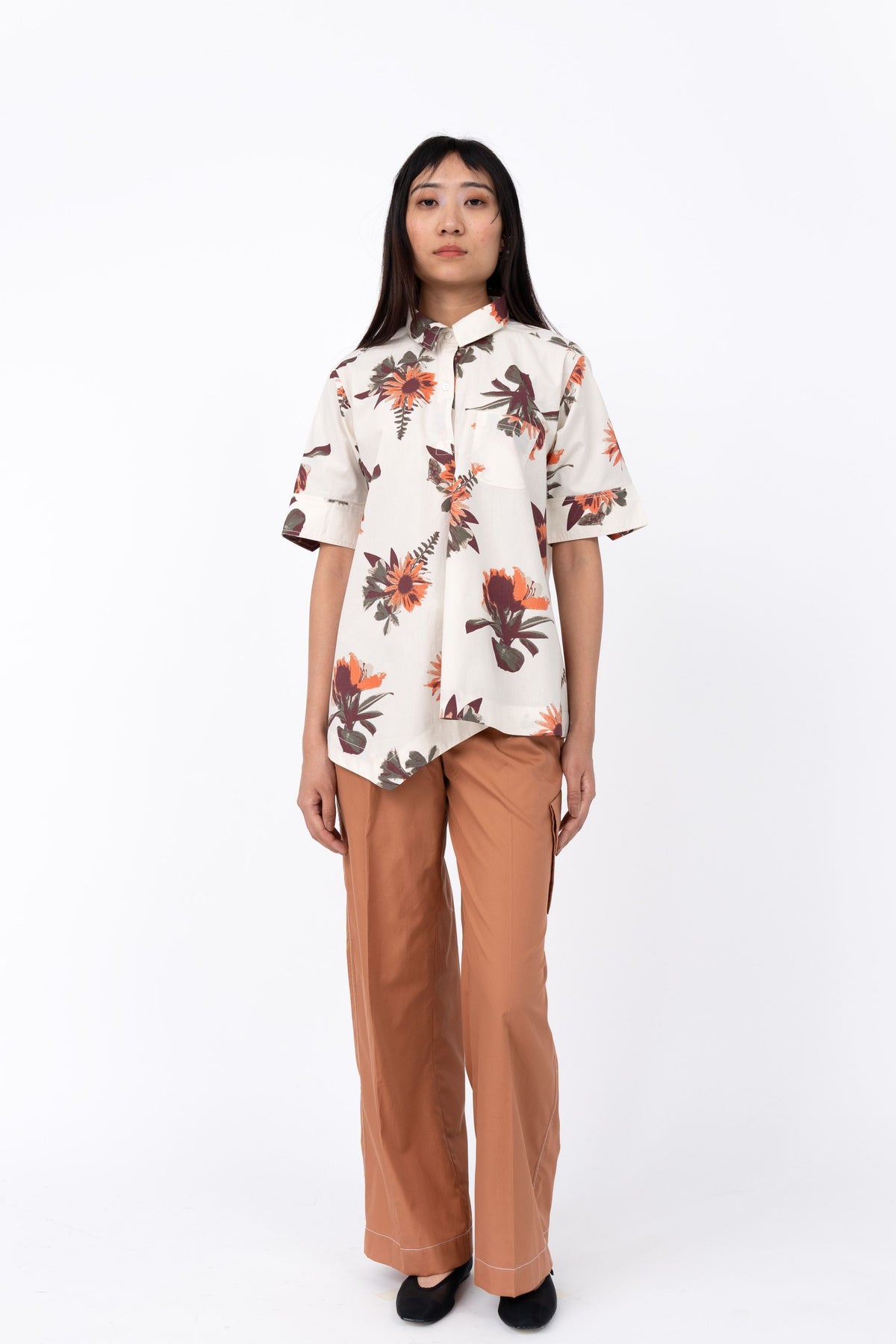 Bouquet Print Slide Top