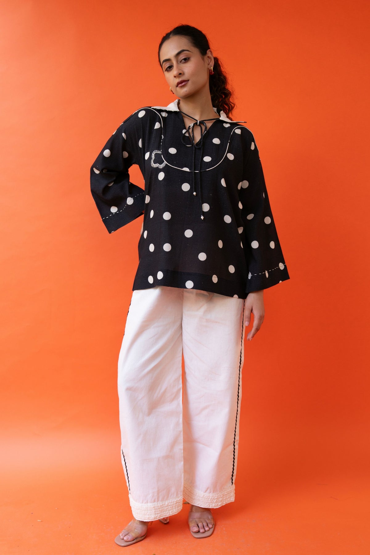 Polka Anchored Top