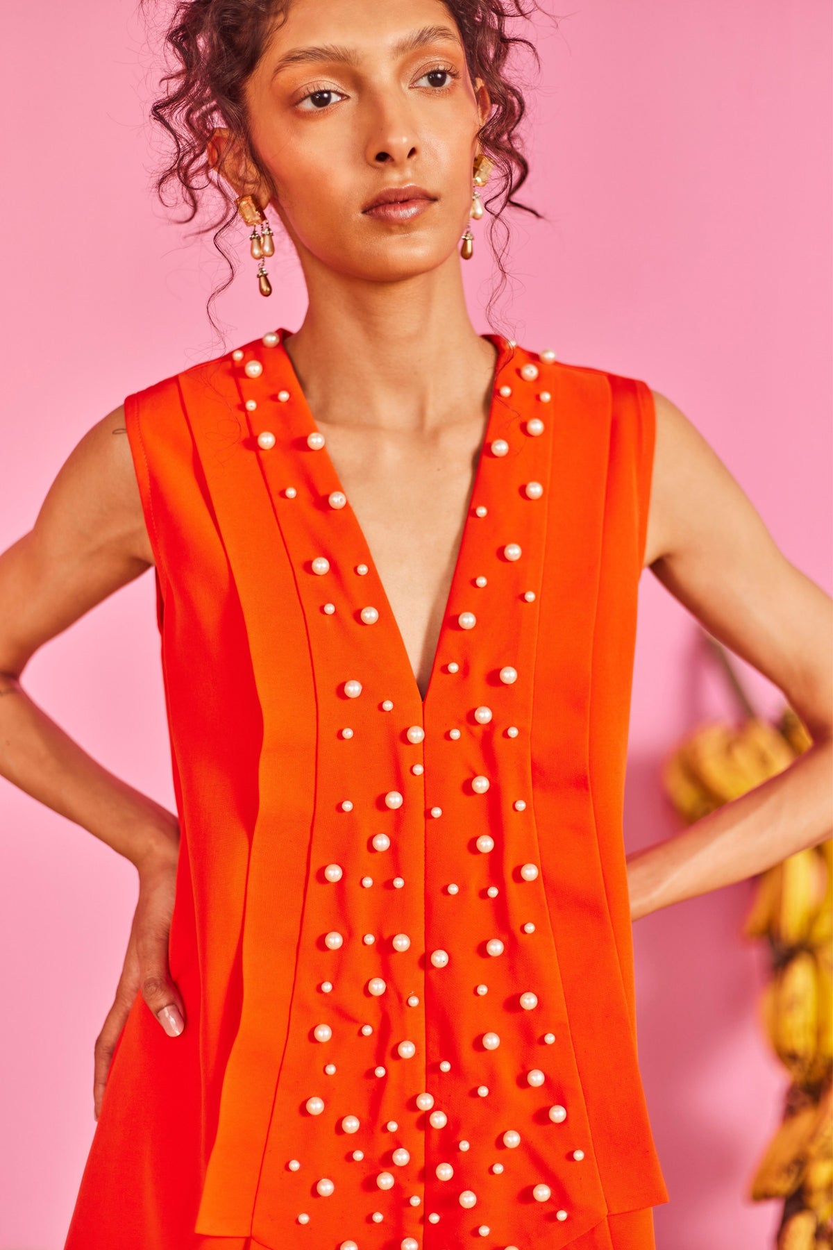 Ellora Dress in Red