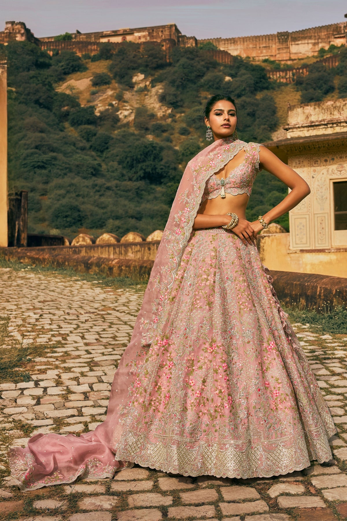 Blush Kamya Lehenga Set