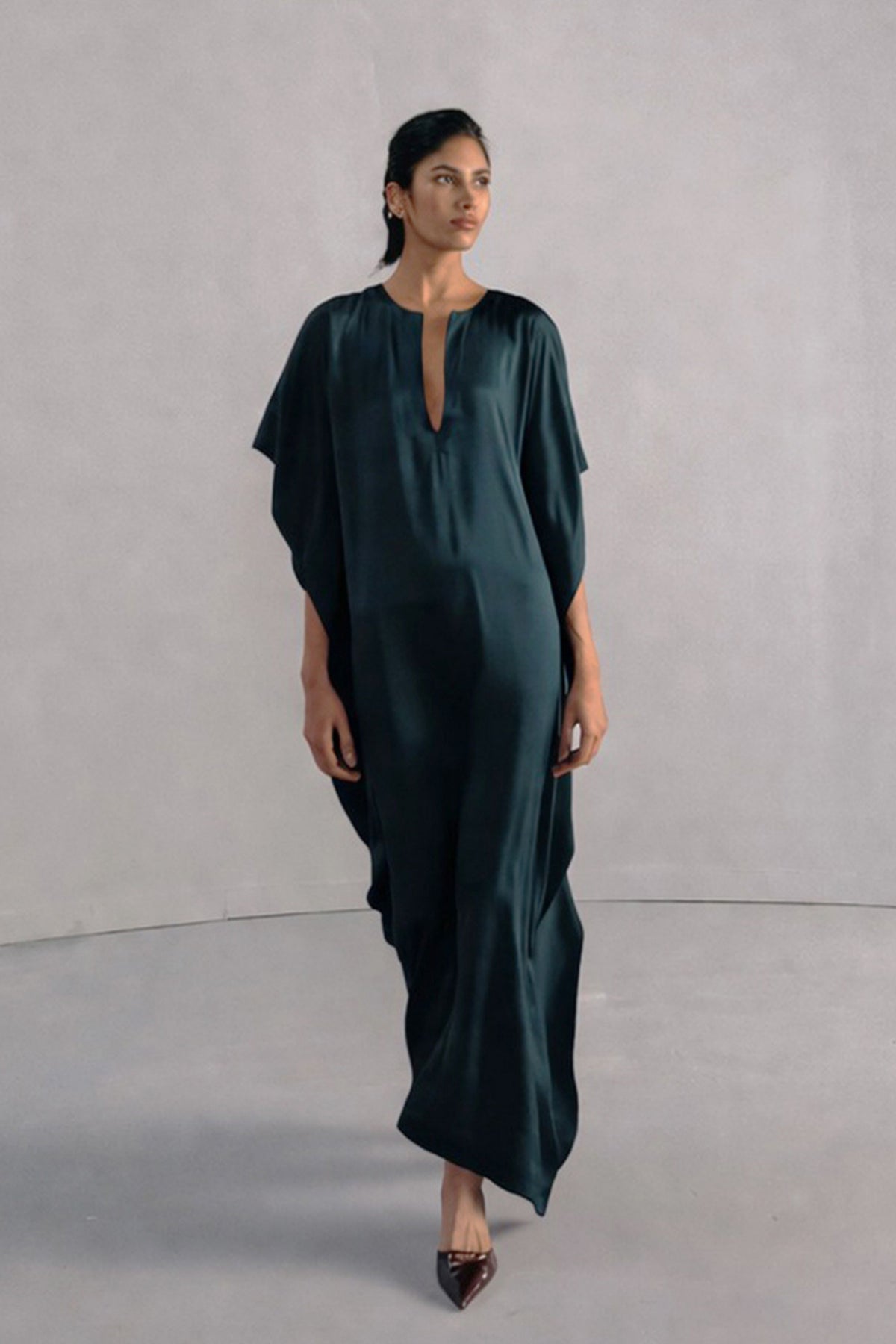 Posy Green Kaftan