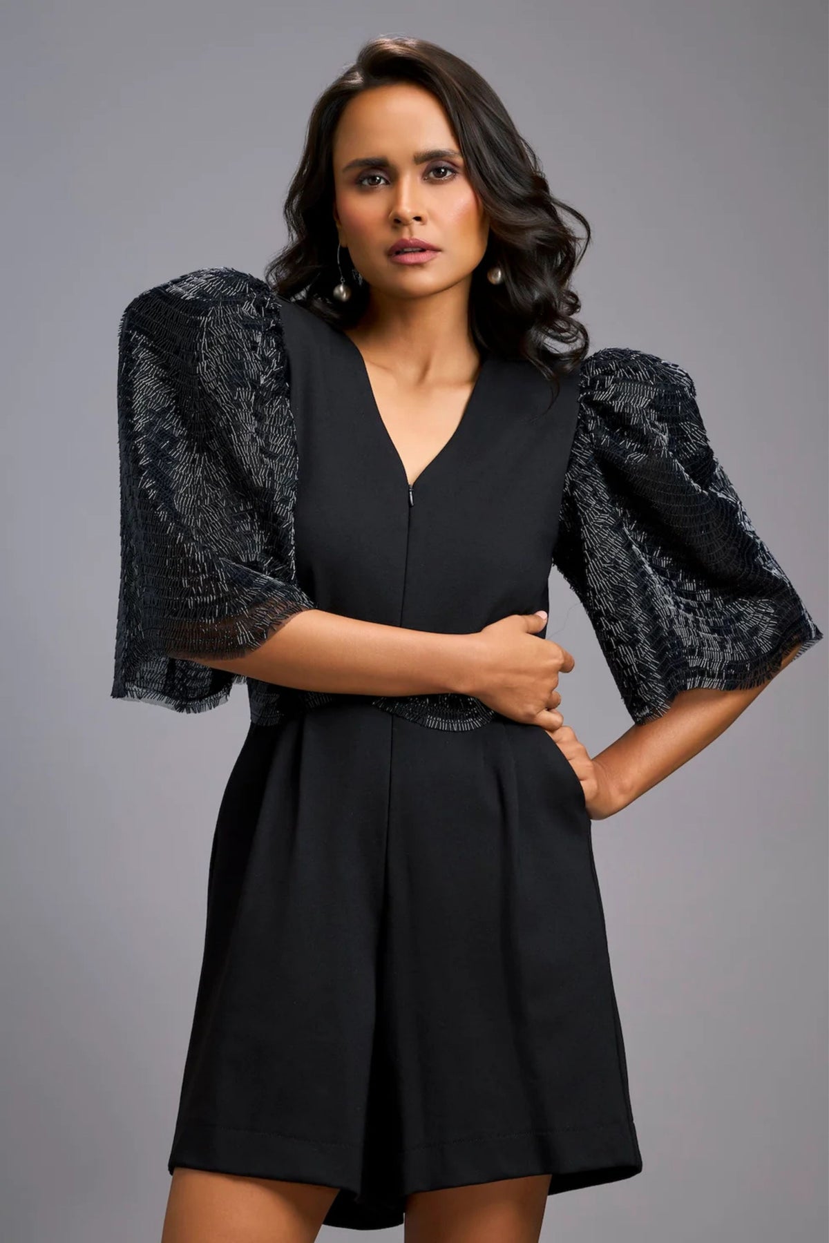 Playsuit Black Dress