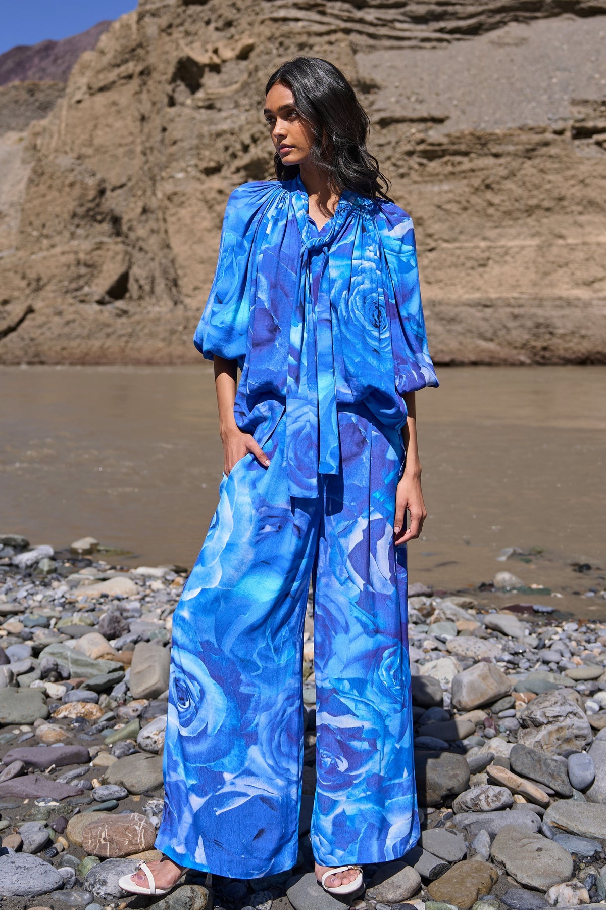 Floral Printed Pant Set
