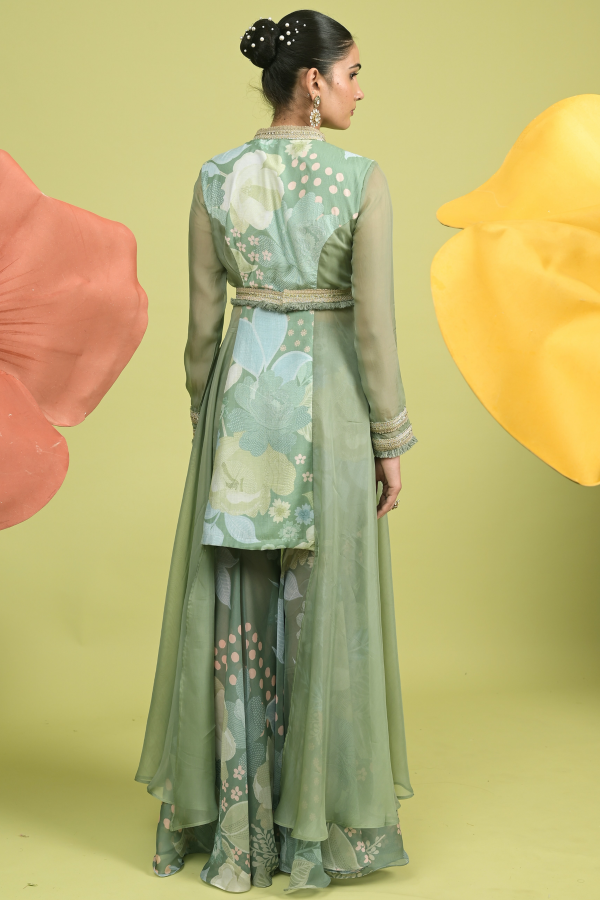 Moss Melody Kurta Set