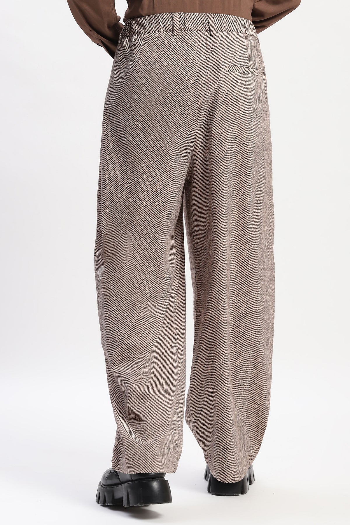 Multi Diagonal Print Trouser
