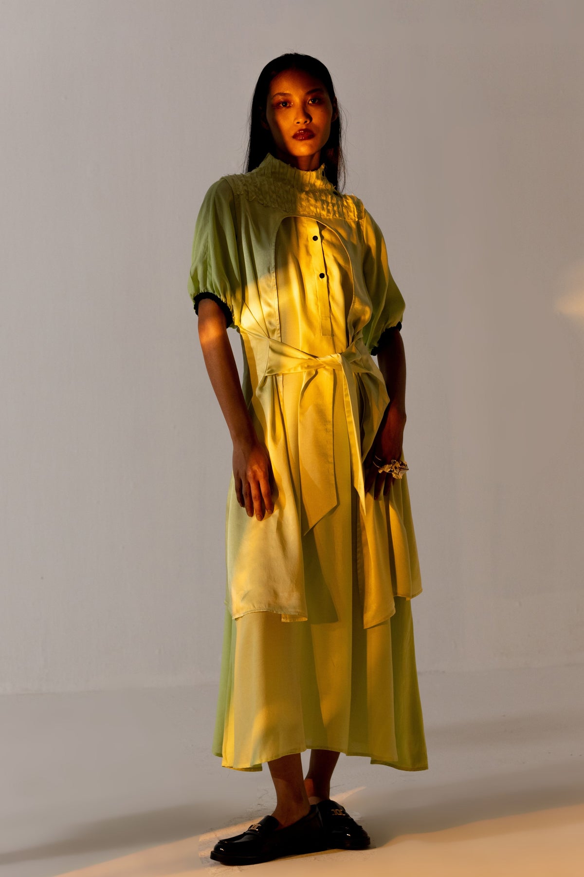 Lime Green Lady Dress