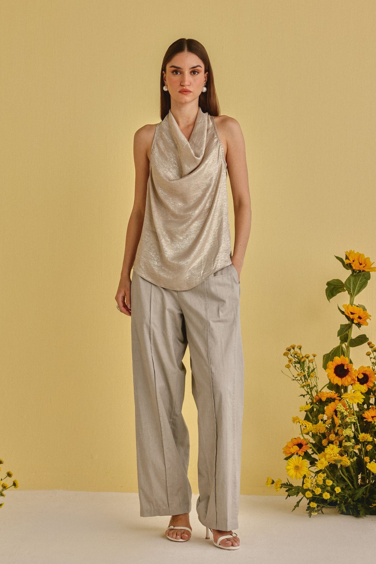 Cowl Neck Top