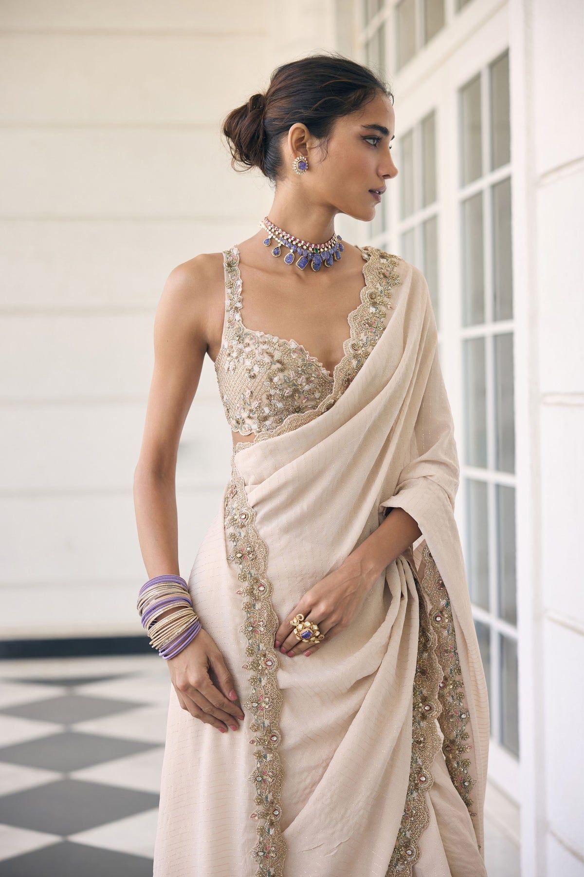 Garbera Saree Set