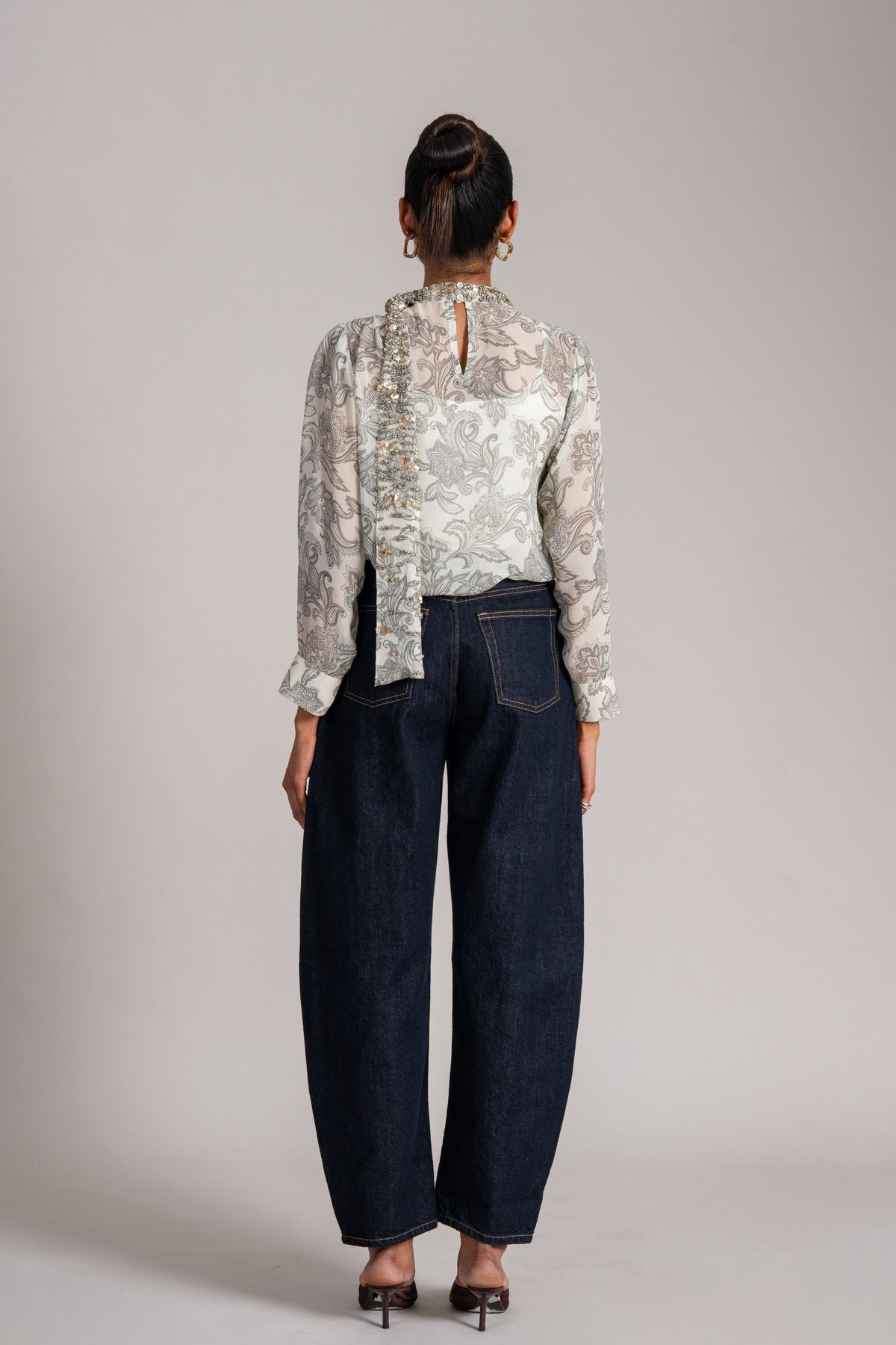 Cosmi Dust Neck Tie Top