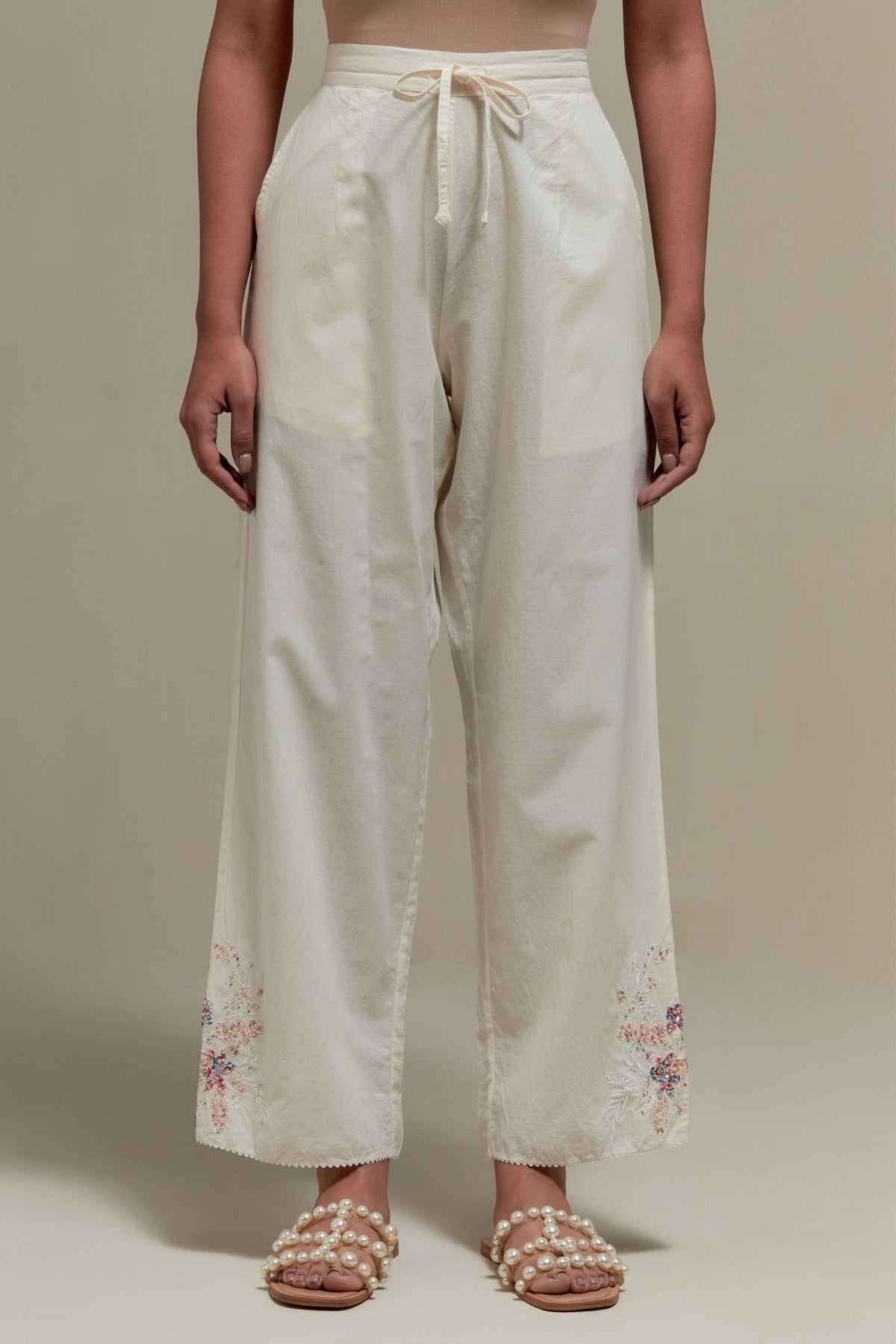 Pink Cotton Pants