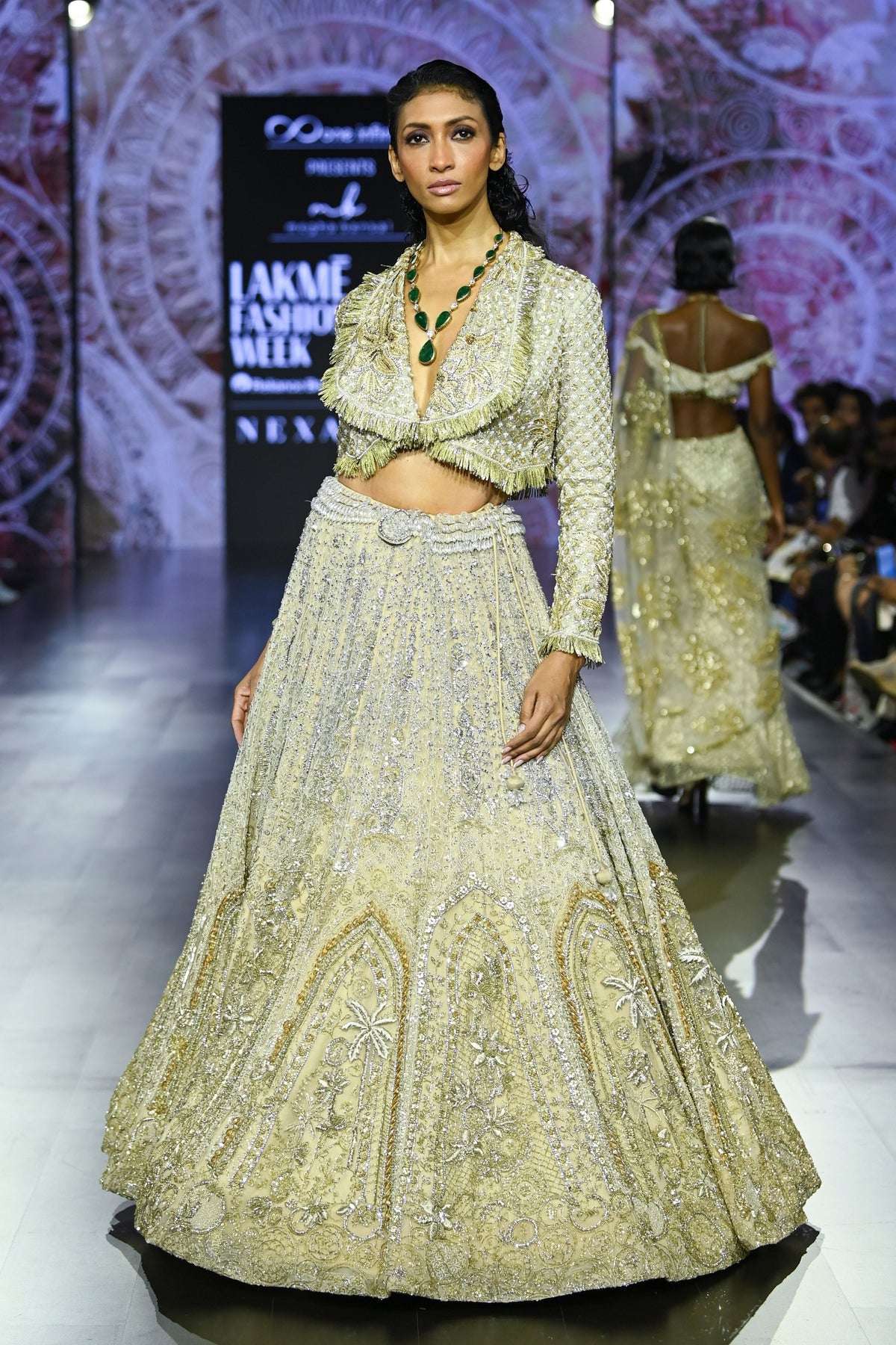 Rumi Lehenga With Gilet