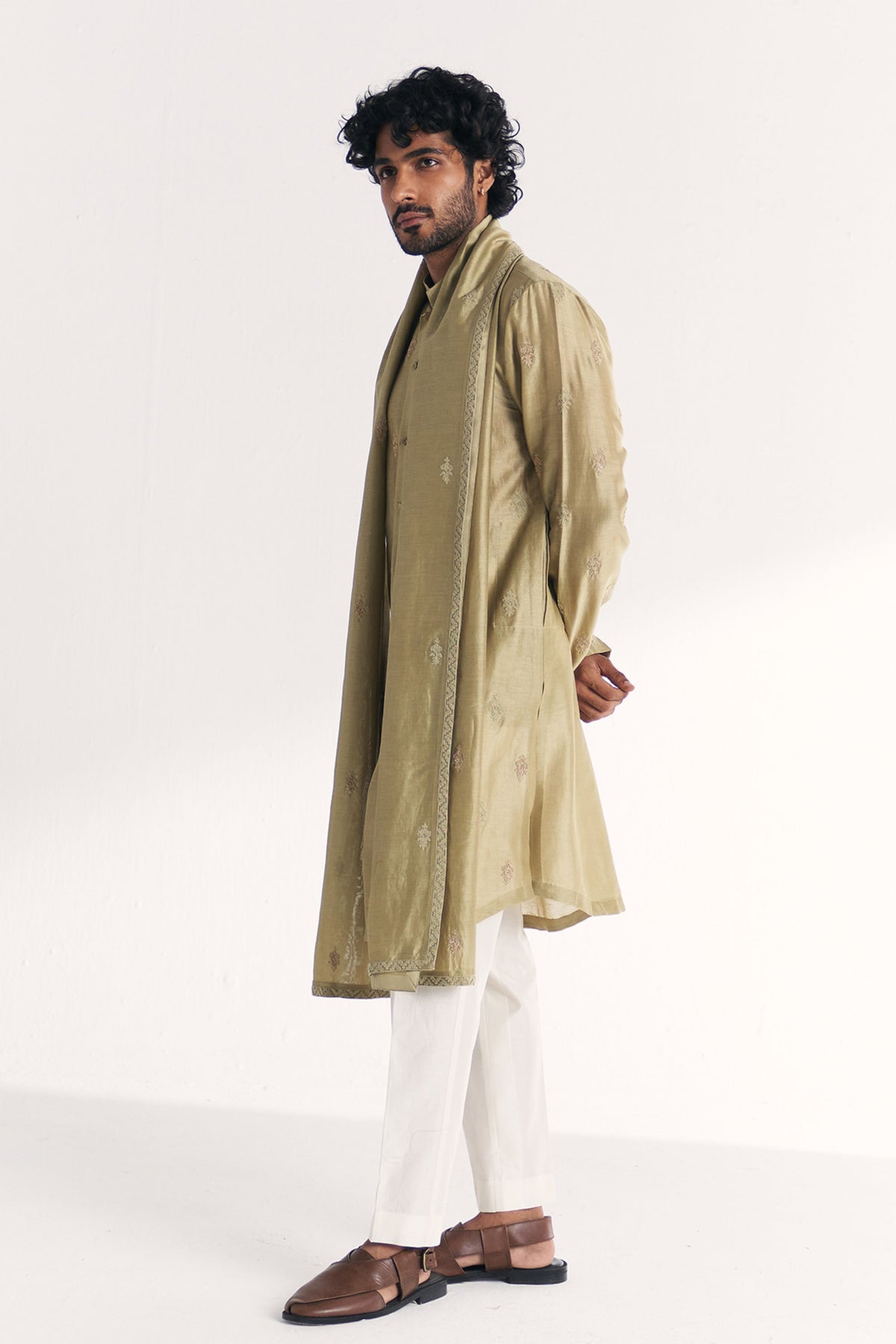 Barkat Green Kurta Set
