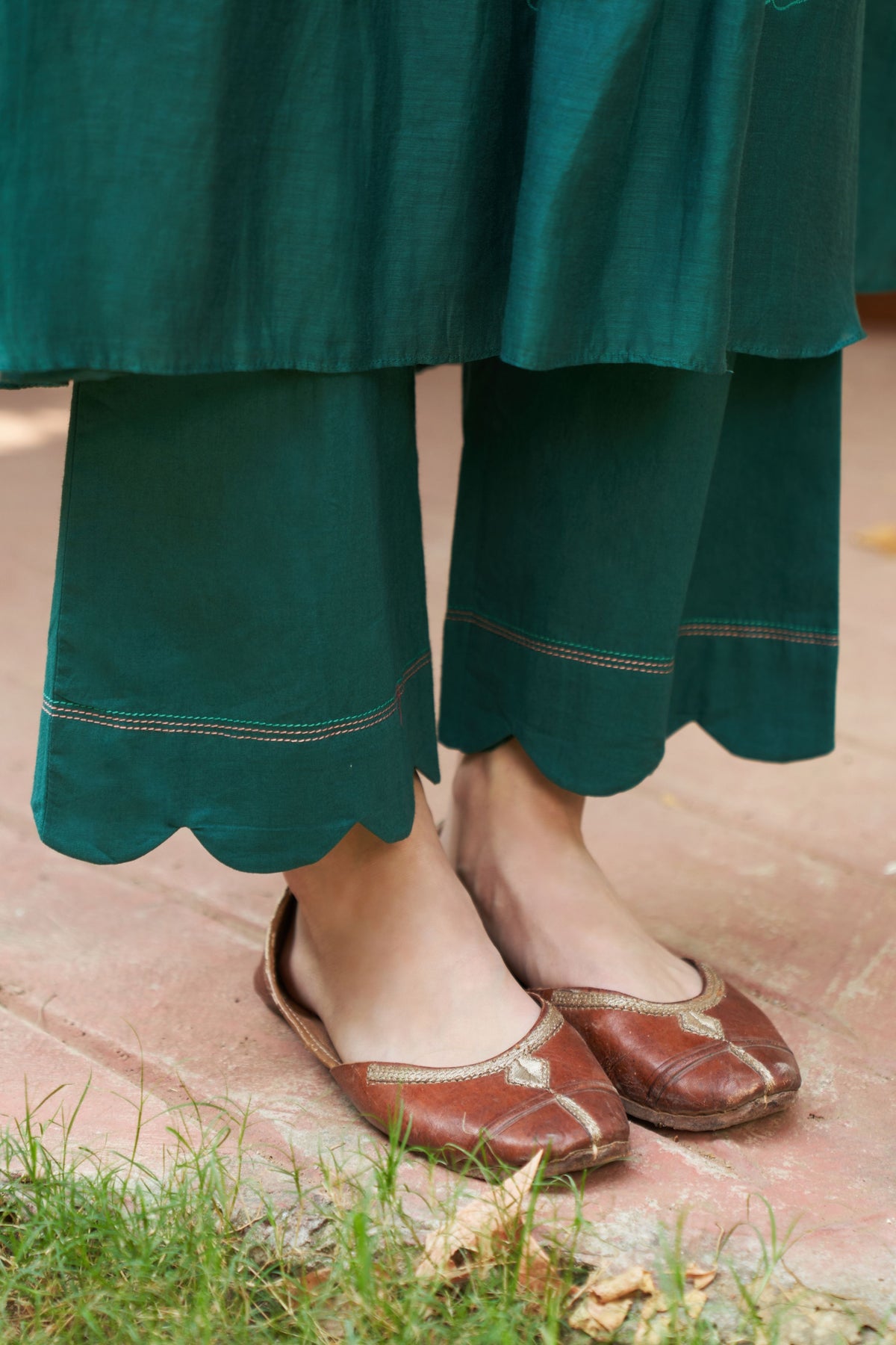 Emerald Floral Kurta