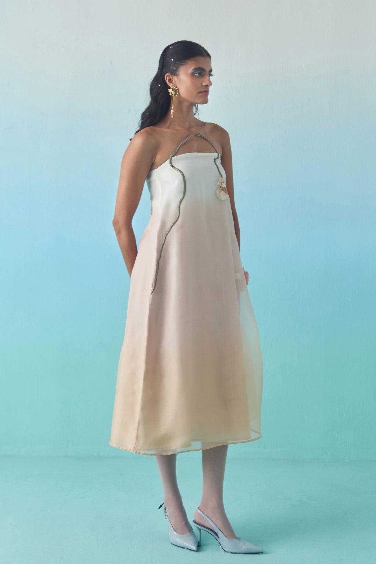 Peach Sorbet Tube Dress