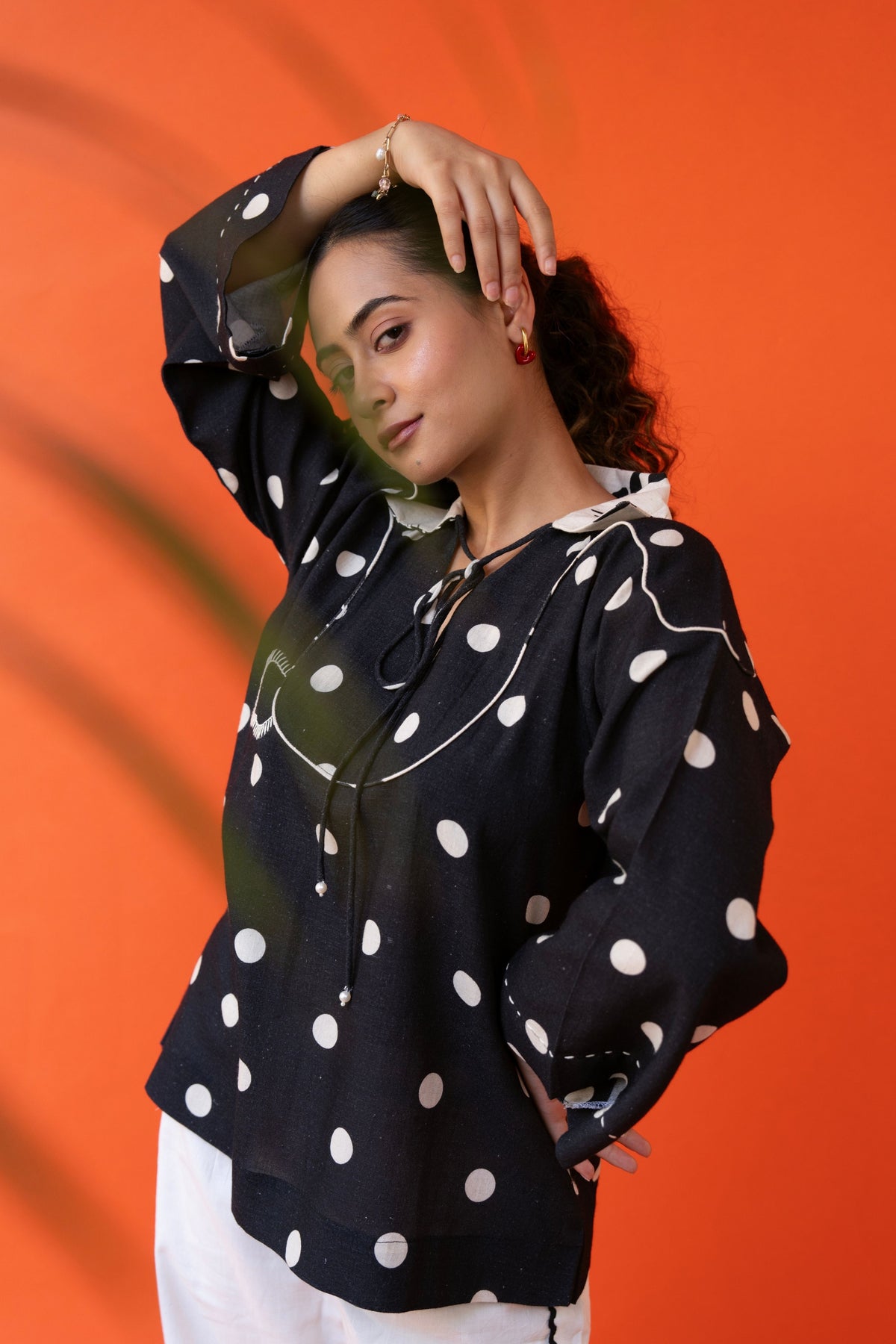 Polka Anchored Top