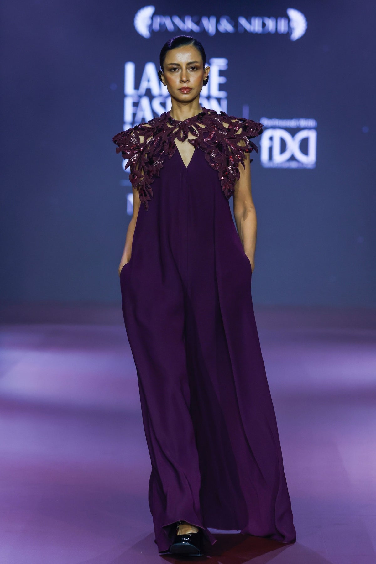 Rose Fluid Jumpsuit Set
