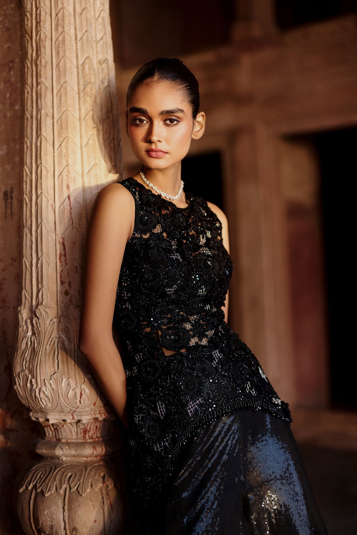 Azraq Peplum Set