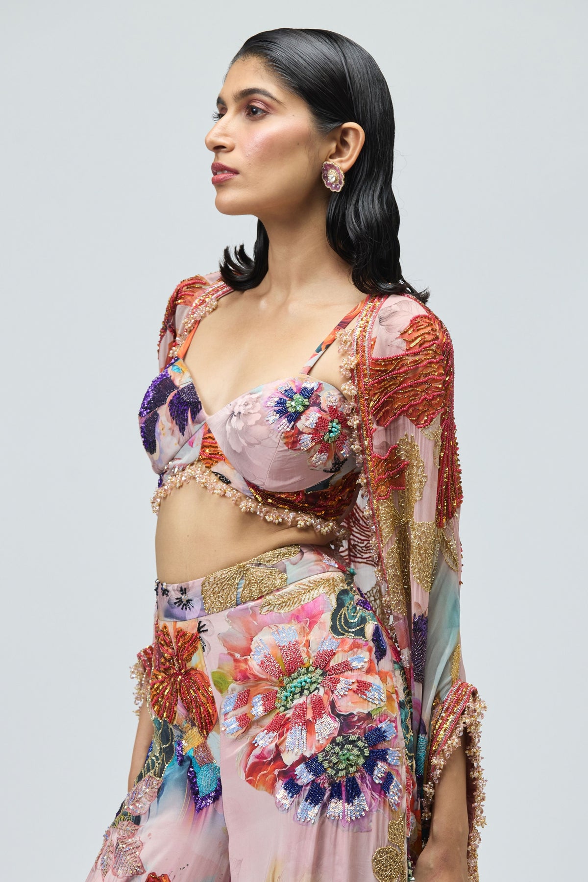 Printed Ggt Cape Set