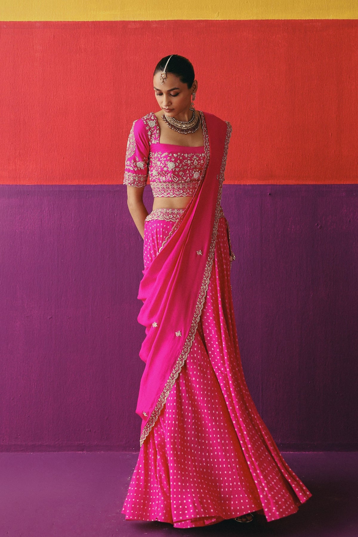 Jhoom Lehenga Set