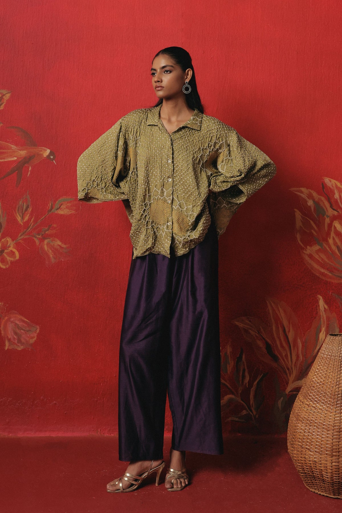 Oversize Long Shirt Set