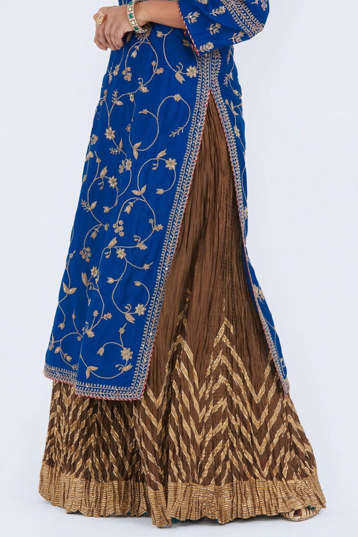 Blue Chelsea Sharara Set