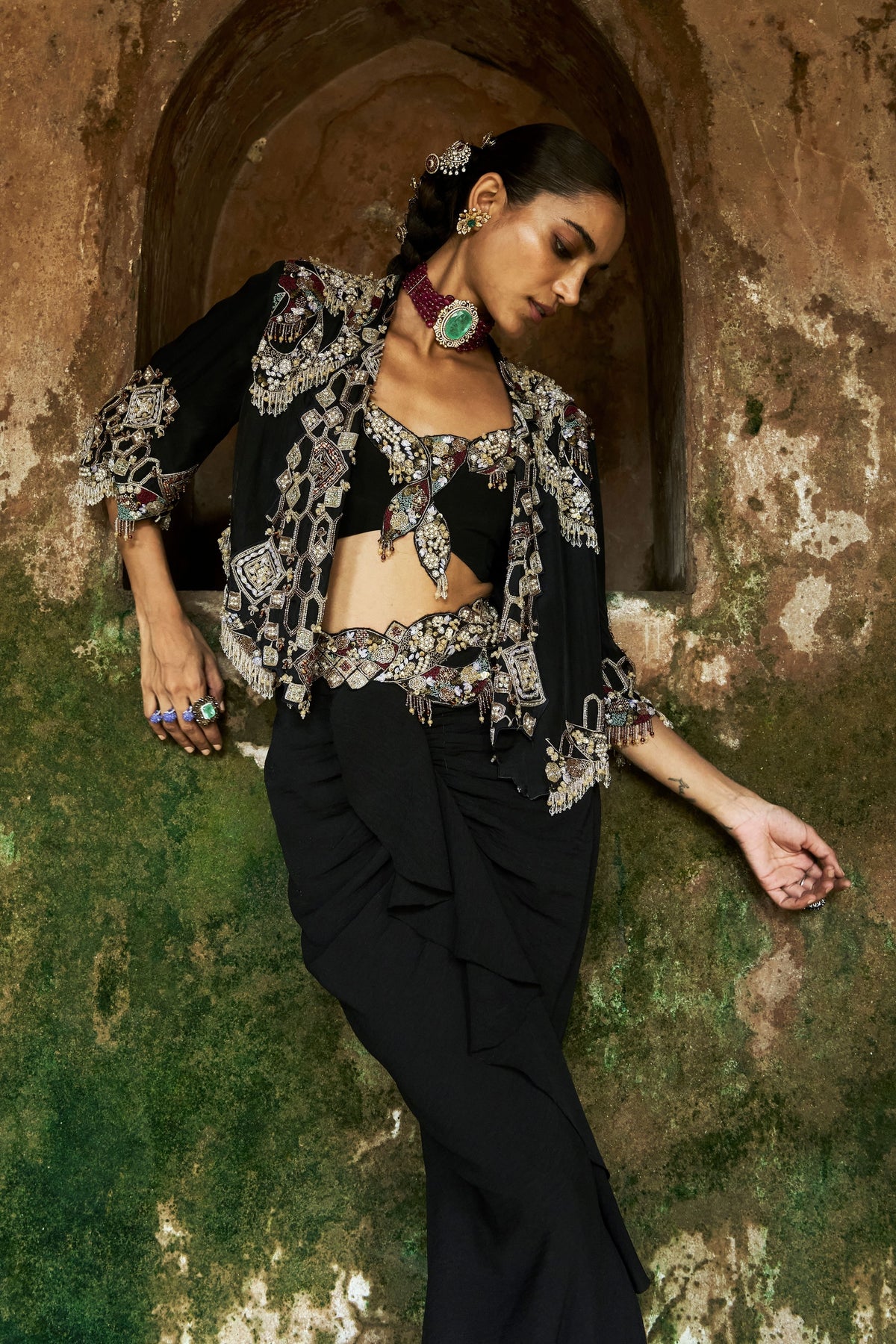 Lustre Jacket Set