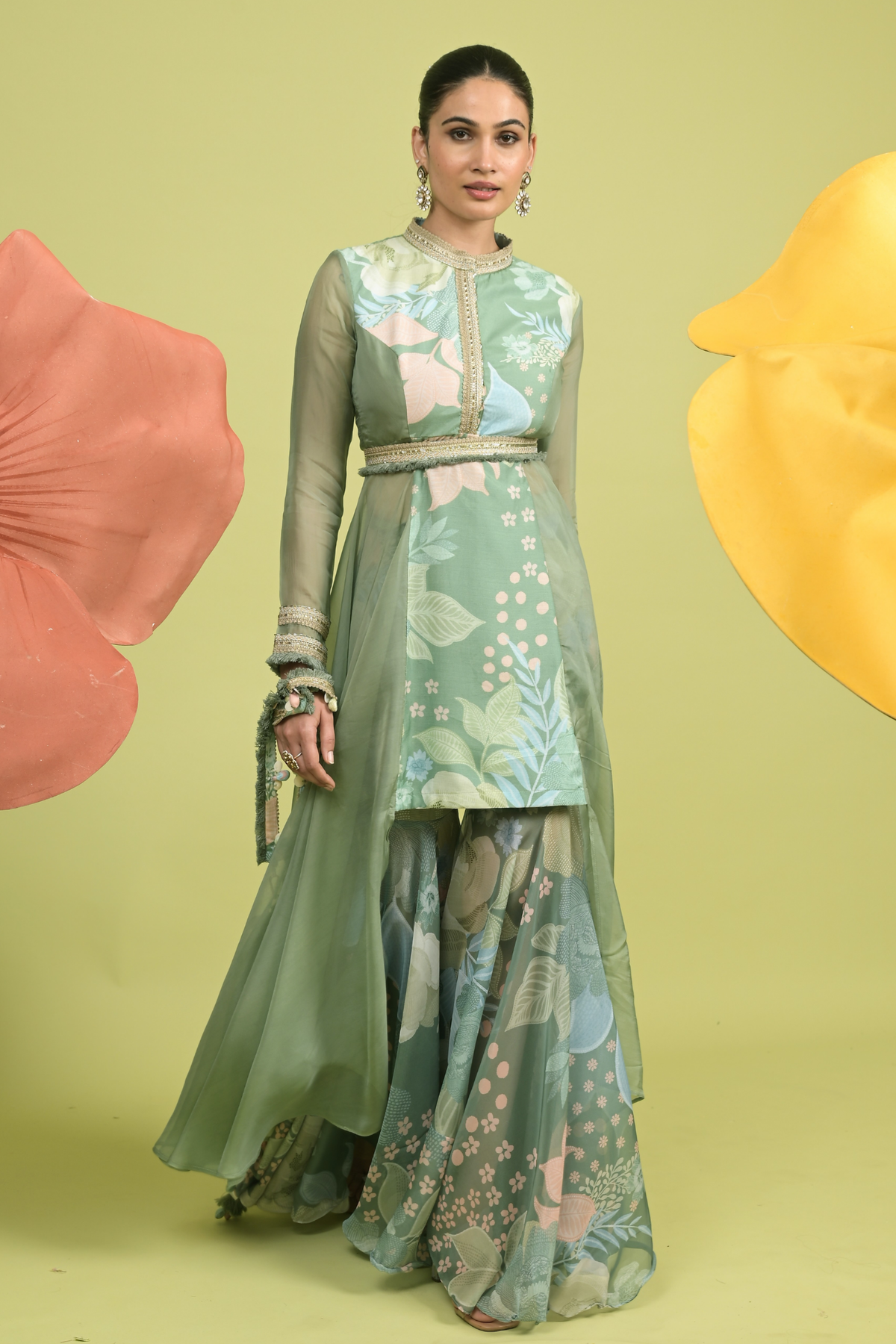 Moss Melody Kurta Set