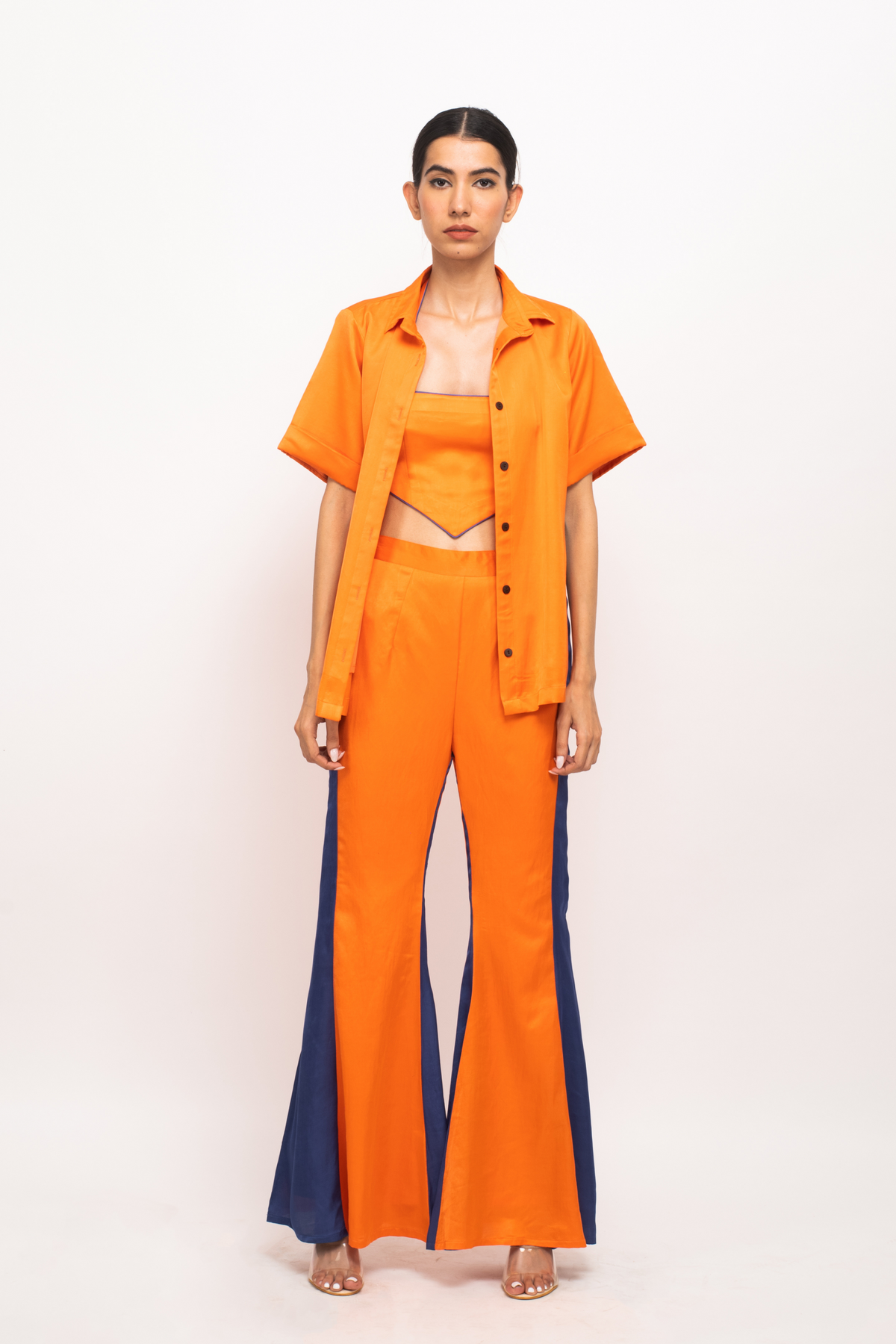 Orange and Blue Co-ord Set