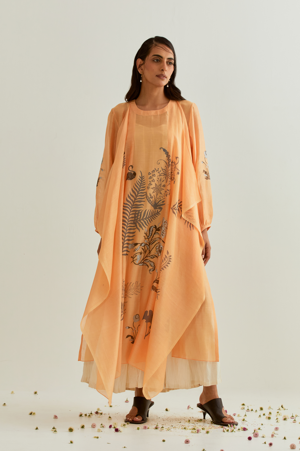 Orange Kurta Set