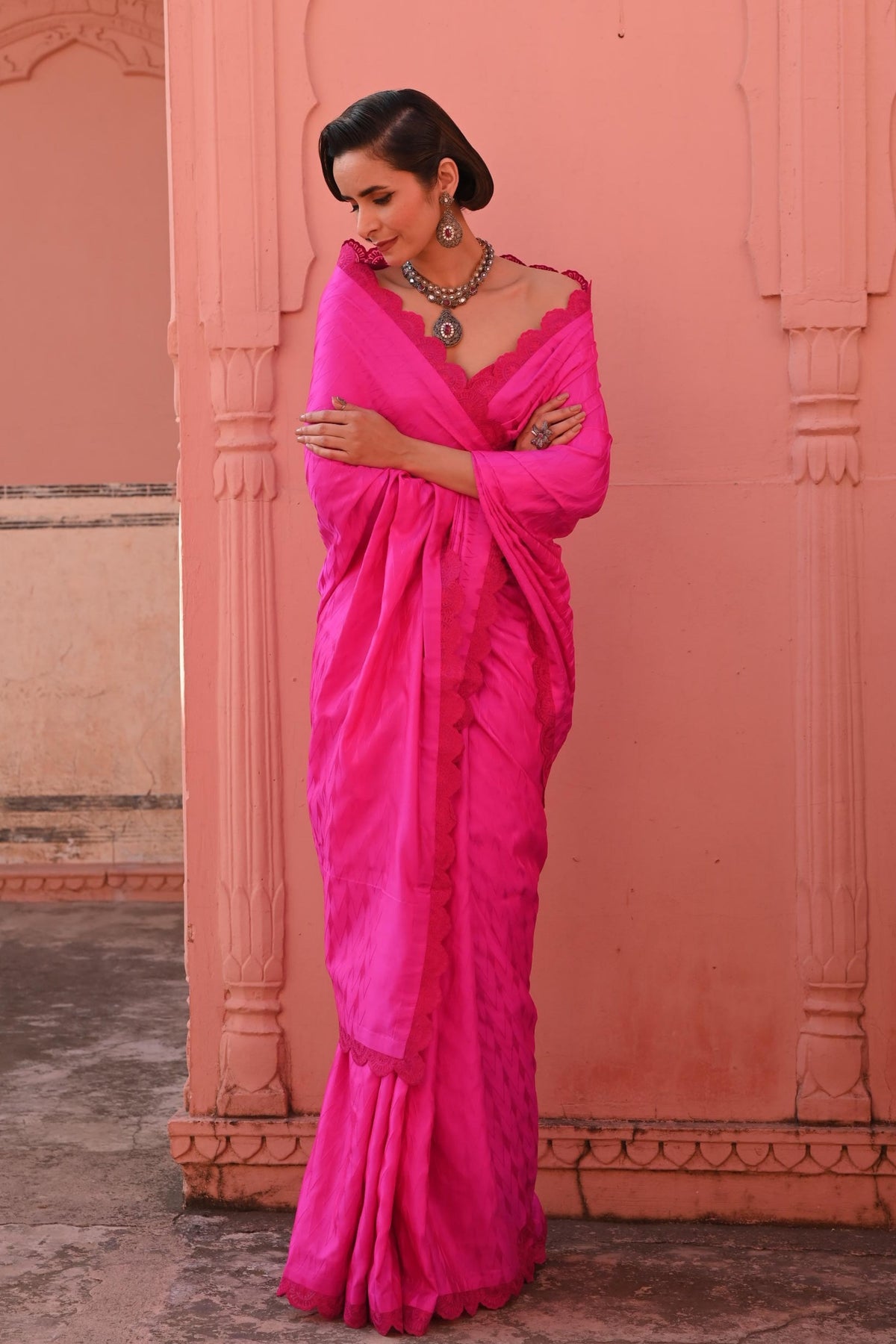 Jalwa Tanchoi Handloom Sari
