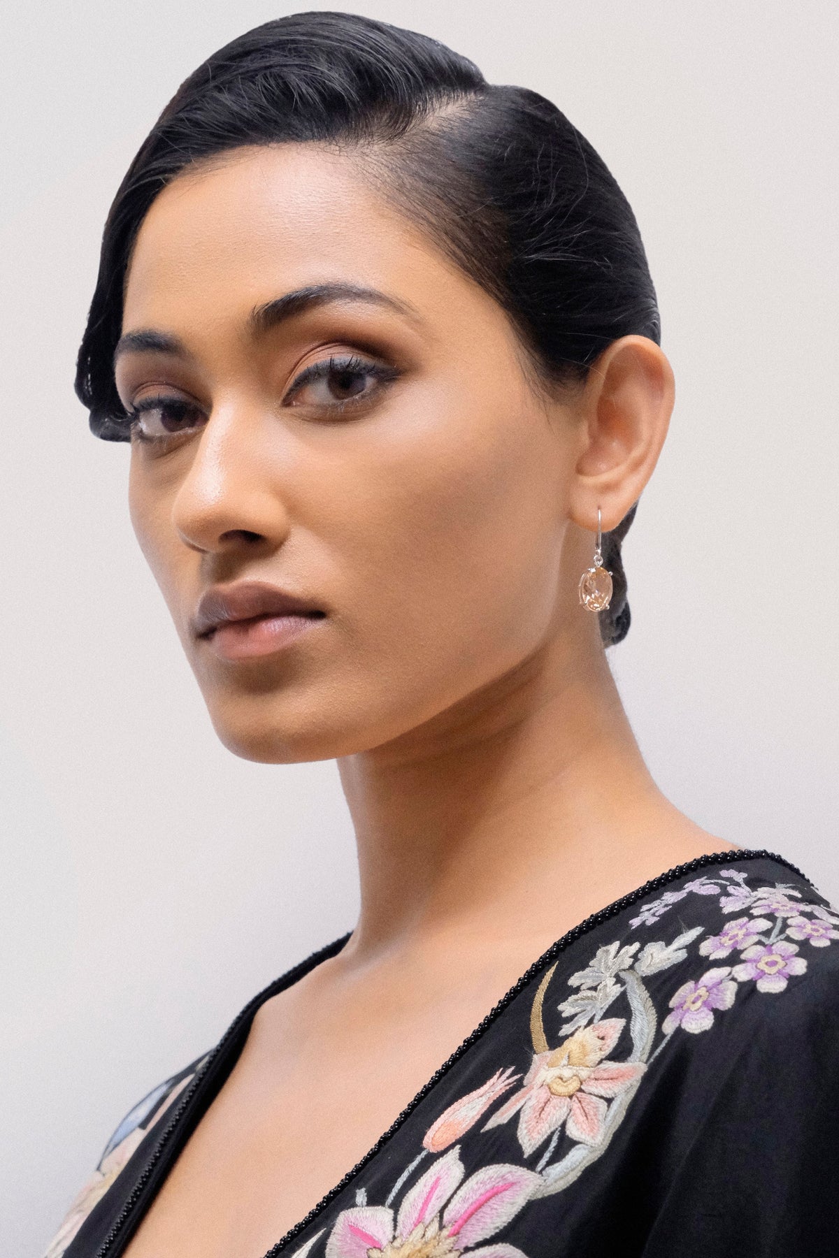 Lilian Champagne Earrings