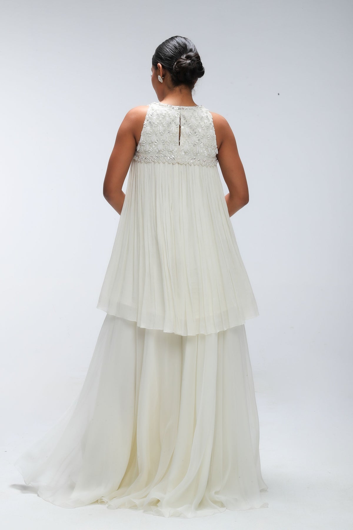 Ivory Illume Glow Sharara Set