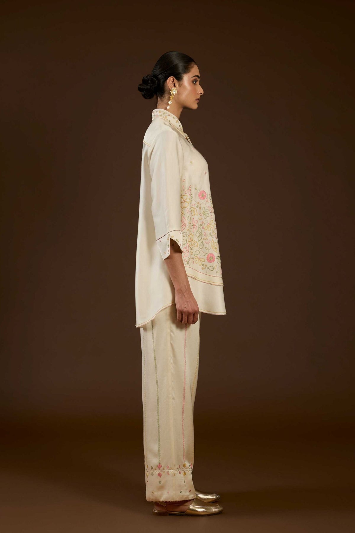 Ivory Aari Co-ord Set