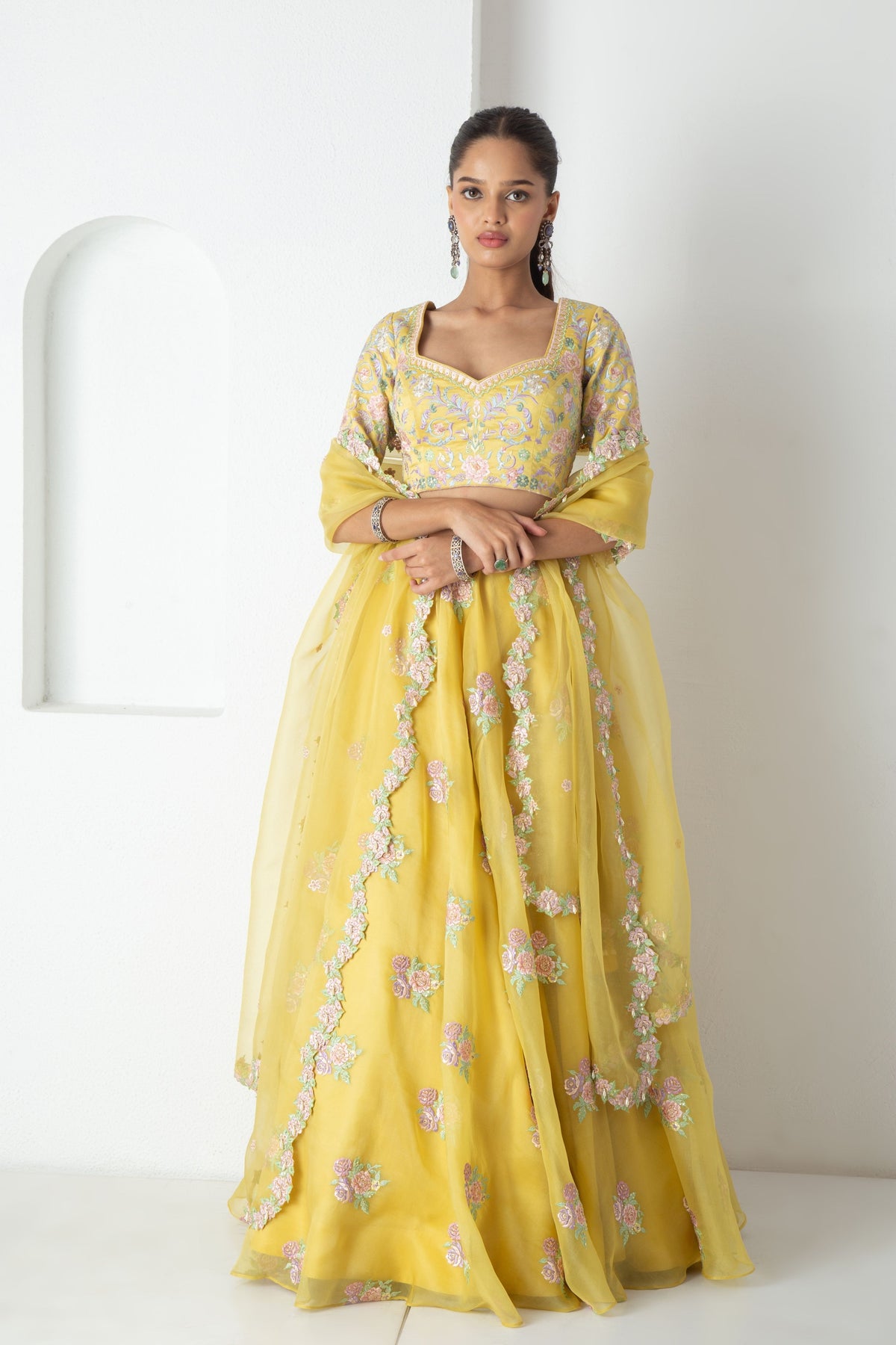 Yellow Vieva Lehenga Set
