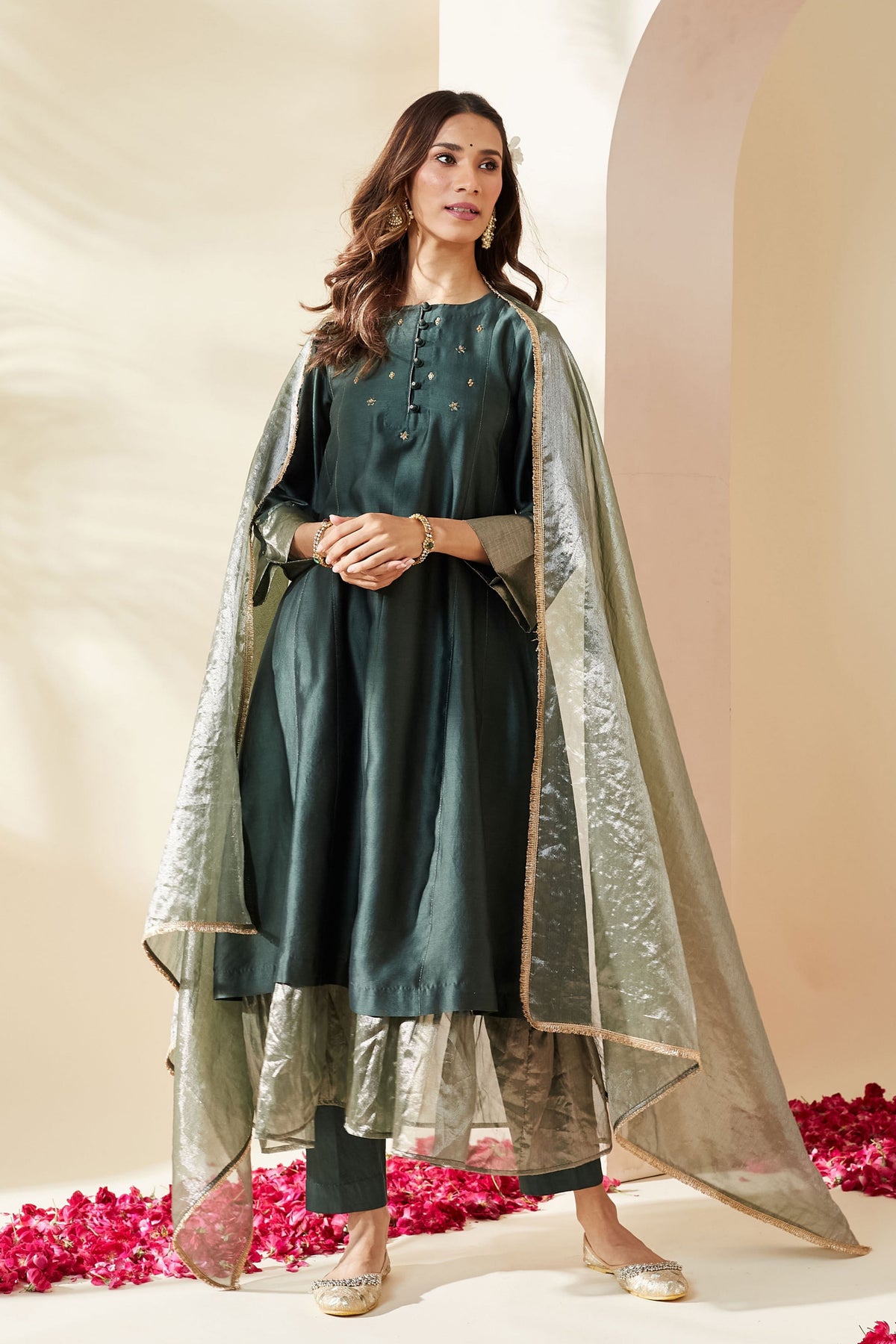 Royal Green Nazneen Kurta Set